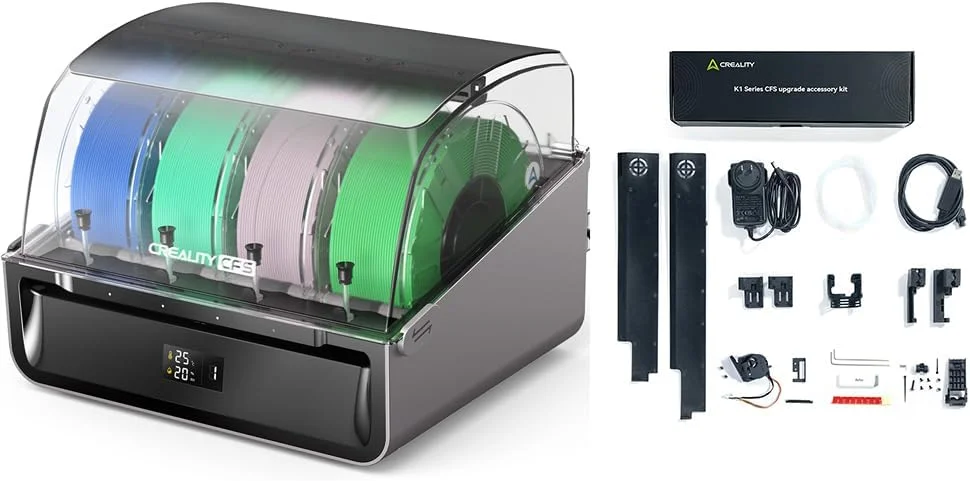 سیستم چند رنگ خودکار فیلامنت پرینتر سه بعدی Comgrow Creality CFS و کیت لوازم جانبی ارتقاء سری Creality K1 CFS