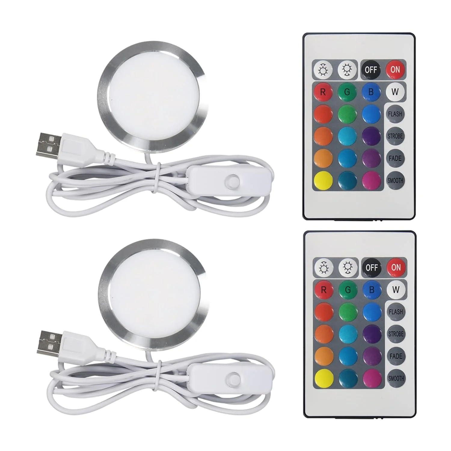 کیت لامپ ال ای دی 2 عددی 001 16 رنگ برای چاپ سه بعدی، کیت چراغ ال ای دی RGB با کنترل از راه دور - نوار نور مانیتور برای Makerworld/Anycubic/Makeronline، تغذیه 5 ولت USB کیت لامپ ال ای دی 2 عددی 001 16 رنگ برای چاپ سه بعدی، کیت چراغ ال ای دی RGB با کنترل از راه دور - نوار نور مانیتور برای Makerworld/Anycubic/Makeronline، تغذیه 5 ولت USB