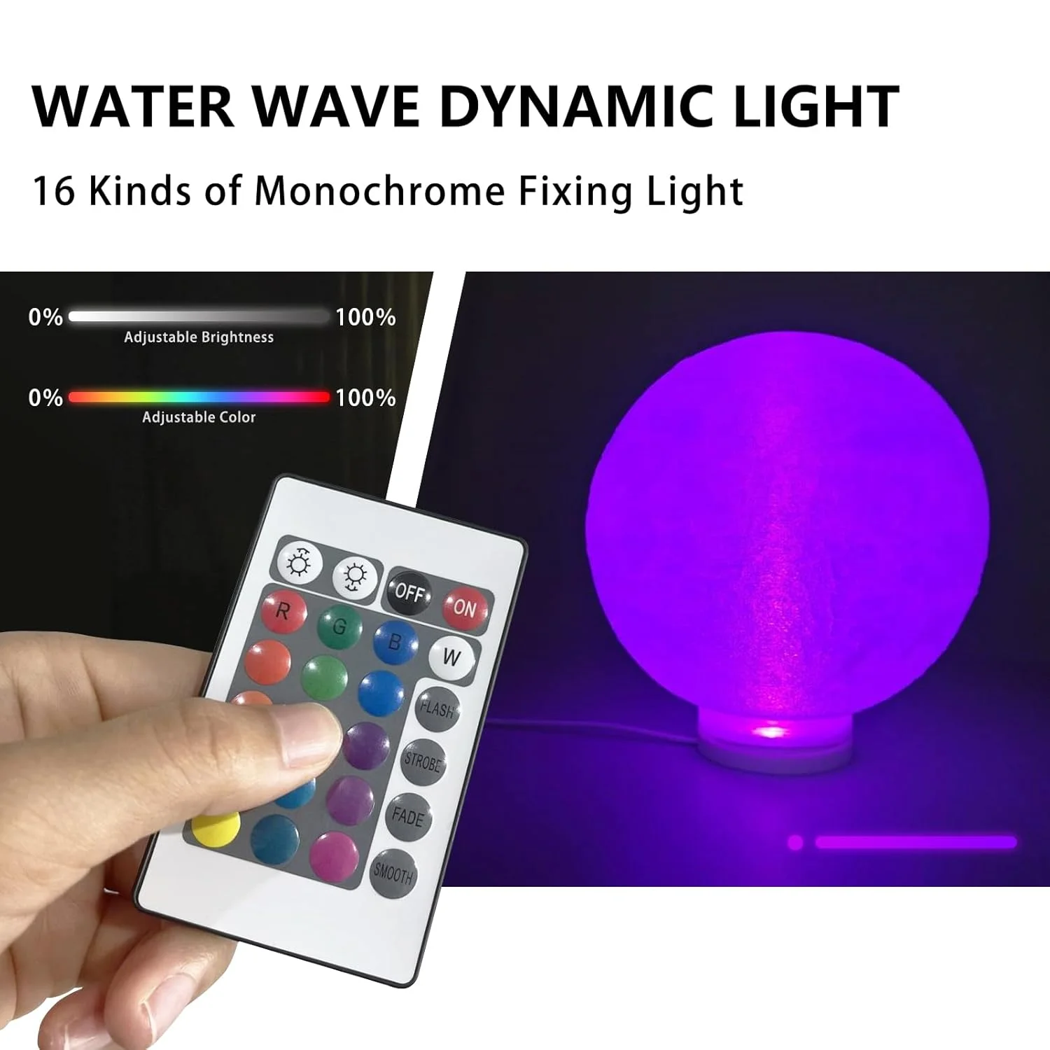 کیت لامپ ال ای دی 2 عددی 001 16 رنگ برای چاپ سه بعدی، کیت چراغ ال ای دی RGB با کنترل از راه دور - نوار نور مانیتور برای Makerworld/Anycubic/Makeronline، تغذیه 5 ولت USB