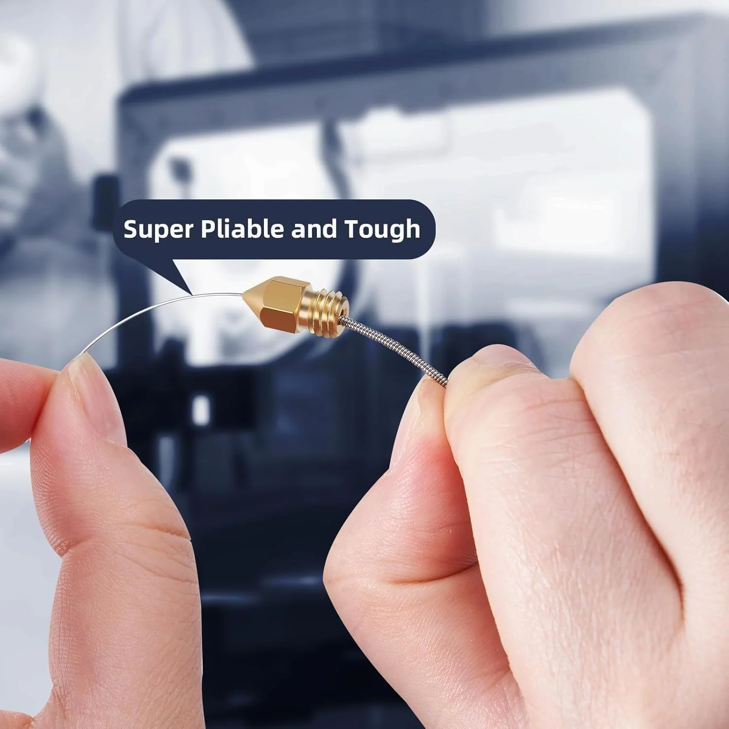 کیت تمیز کننده نازل پرینتر سه بعدی: بسته 10 عددی تمیز کننده نازل استیل ضد زنگ 0.2 میلی متری، سوزن های تمیز کننده پرینتر سه بعدی برای Creality Ender 3/K1/MK8/V6، بدون گرفتگی، محکم و بادوام، سهولت استفاده، توسط 5APLUSREPRAP