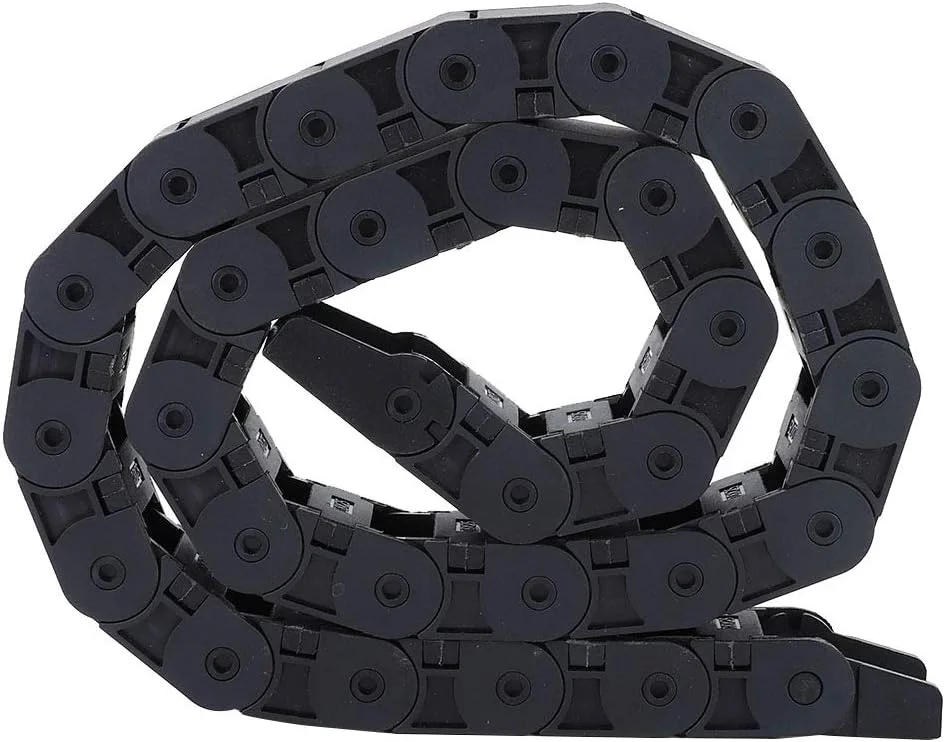 زنجیر حامل سیم CHICIRIS مقاوم در برابر نمک R38 برای دستگاه CNC پرینتر سه بعدی، زنجیر کشش نایلونی 1 متری مقاوم، مشکی زنجیر حامل سیم CHICIRIS مقاوم در برابر نمک R38 برای دستگاه CNC پرینتر سه بعدی، زنجیر کشش نایلونی 1 متری مقاوم، مشکی