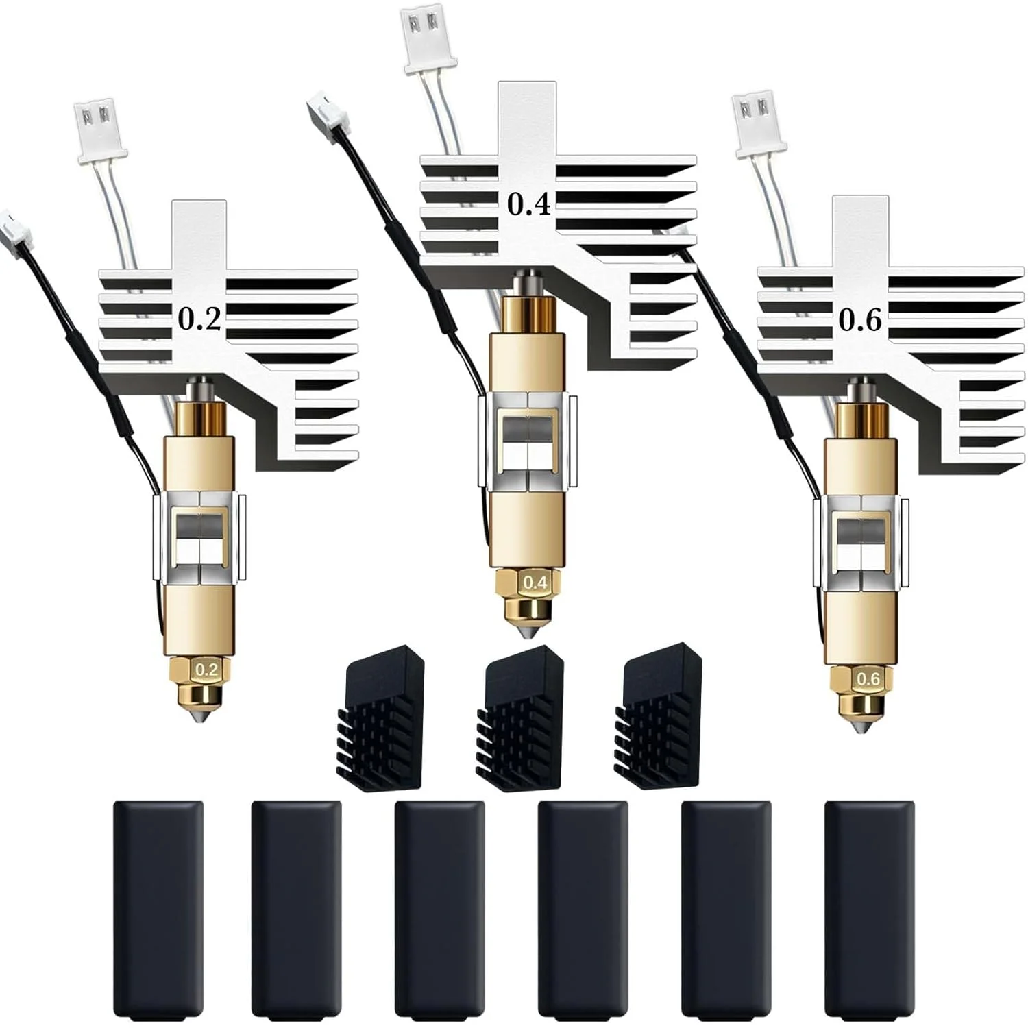 کیت هاتاند کربنی ELEGOO Centauri (شامل 3 عدد)، نازل برنجی فولاد سخت شده از پیش نصب شده 0.2mm/0.4mm/0.6mm، کیت اکسترودر دارای هیت سینک از پیش نصب شده، 3 عدد جوراب سیلیکونی رایگان و 3 عدد برس نازل سیلیکونی کیت هاتاند کربنی ELEGOO Centauri (شامل 3 عدد)، نازل برنجی فولاد سخت شده از پیش نصب شده 0.2mm/0.4mm/0.6mm، کیت اکسترودر دارای هیت سینک از پیش نصب شده، 3 عدد جوراب سیلیکونی رایگان و 3 عدد برس نازل سیلیکونی