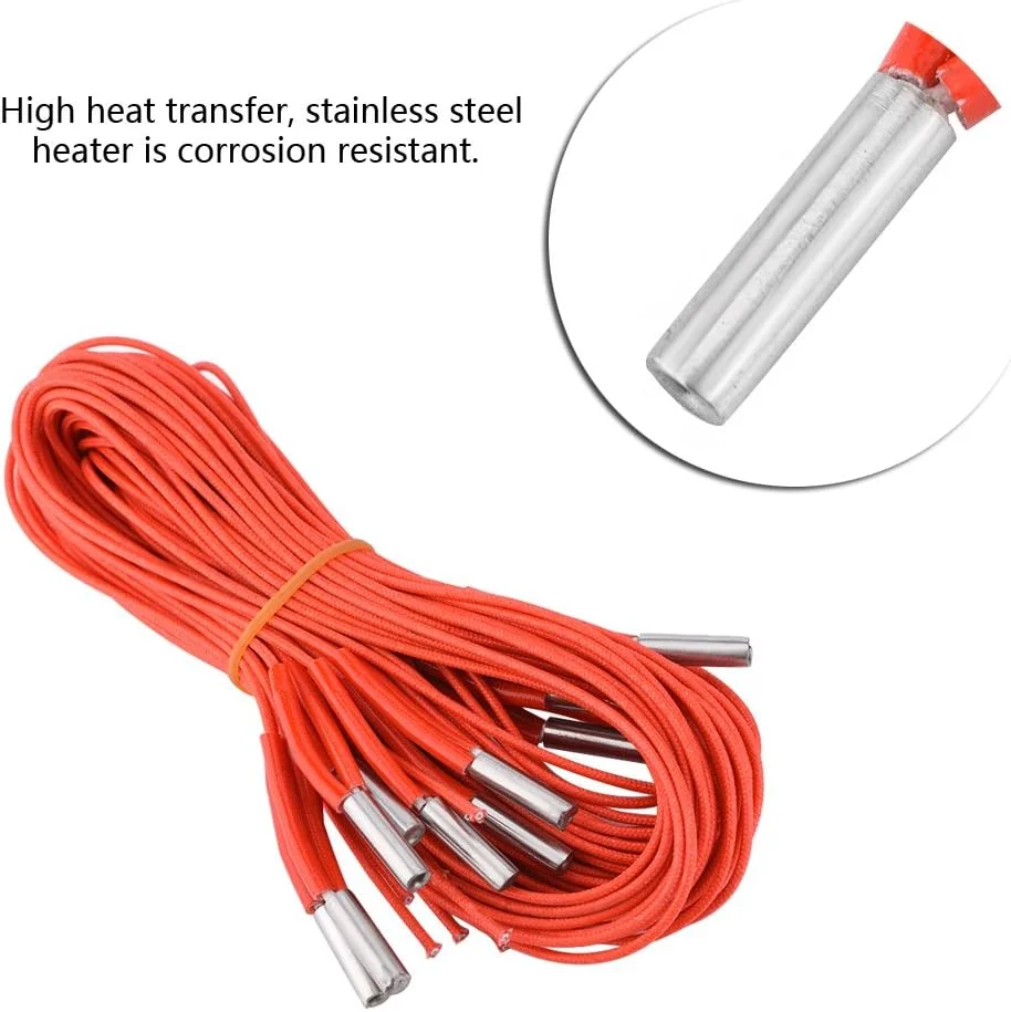 ۱۰ عدد المنت حرارتی سرامیکی ۱۲ ولت ۴۰ وات با توزیع یکنواخت حرارت برای پرینتر سه بعدی