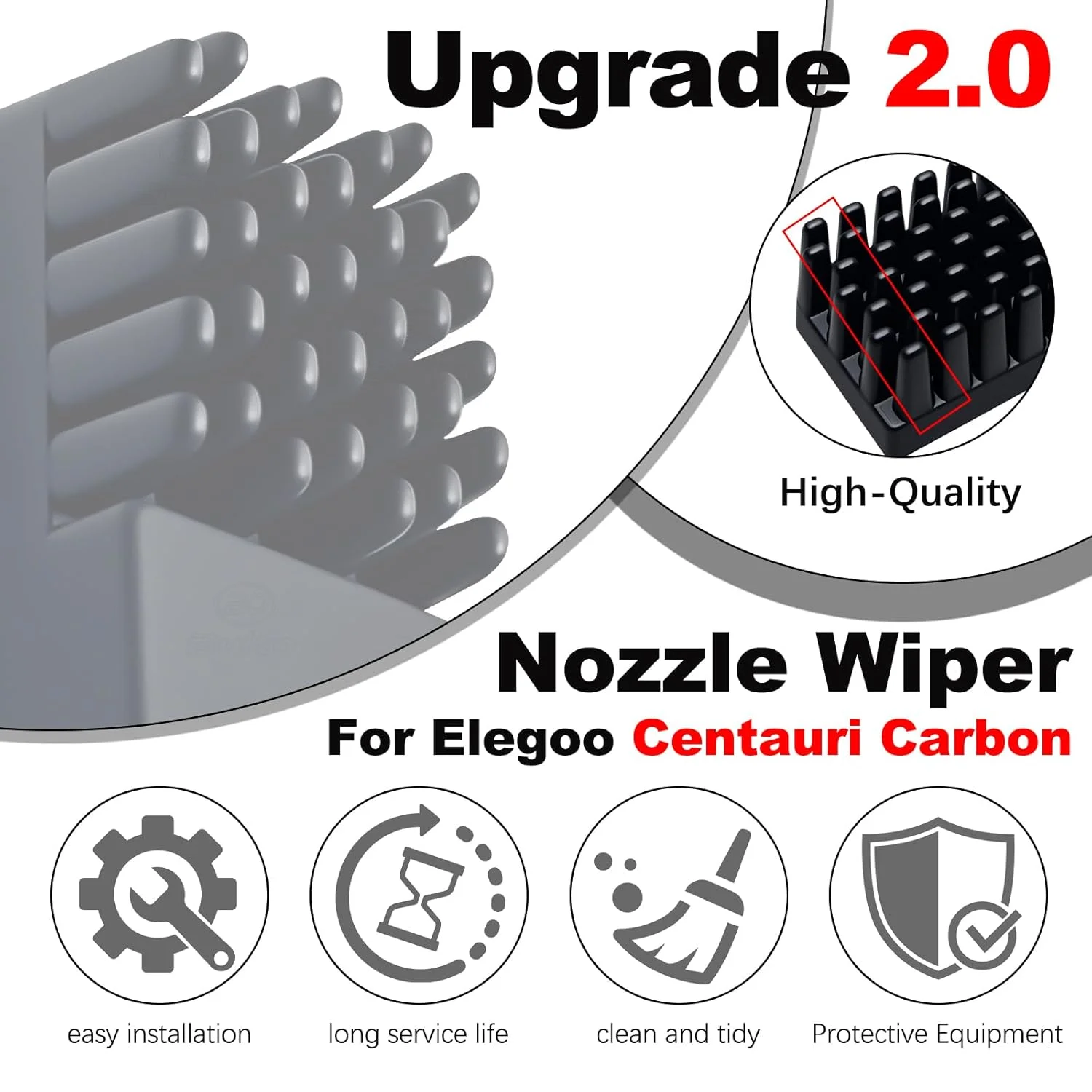 بسته 5 عددی برس نازل کربنی Centauri برای لوازم جانبی Elegoo، تمیز کننده نازل، پاک کننده نازل برای پرینتر سه بعدی کربنی Elegoo Centauri، قدرت پاک کنندگی قوی بسته 5 عددی برس نازل کربنی Centauri برای لوازم جانبی Elegoo، تمیز کننده نازل، پاک کننده نازل برای پرینتر سه بعدی کربنی Elegoo Centauri، قدرت پاک کنندگی قوی