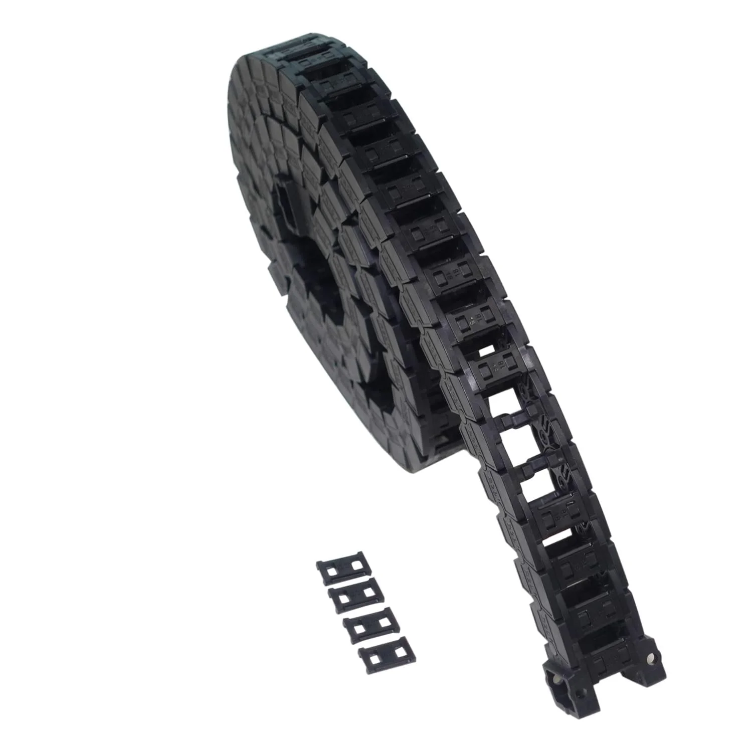 محافظ کابل زنجیری با نویز کم 18mmx18mm (ارتفاع x عرض) برای پرینتر سه بعدی و دستگاه CNC، زنجیر کابل انعطاف پذیر R28، بازشو از داخل و خارج محافظ کابل زنجیری با نویز کم 18mmx18mm (ارتفاع x عرض) برای پرینتر سه بعدی و دستگاه CNC، زنجیر کابل انعطاف پذیر R28، بازشو از داخل و خارج