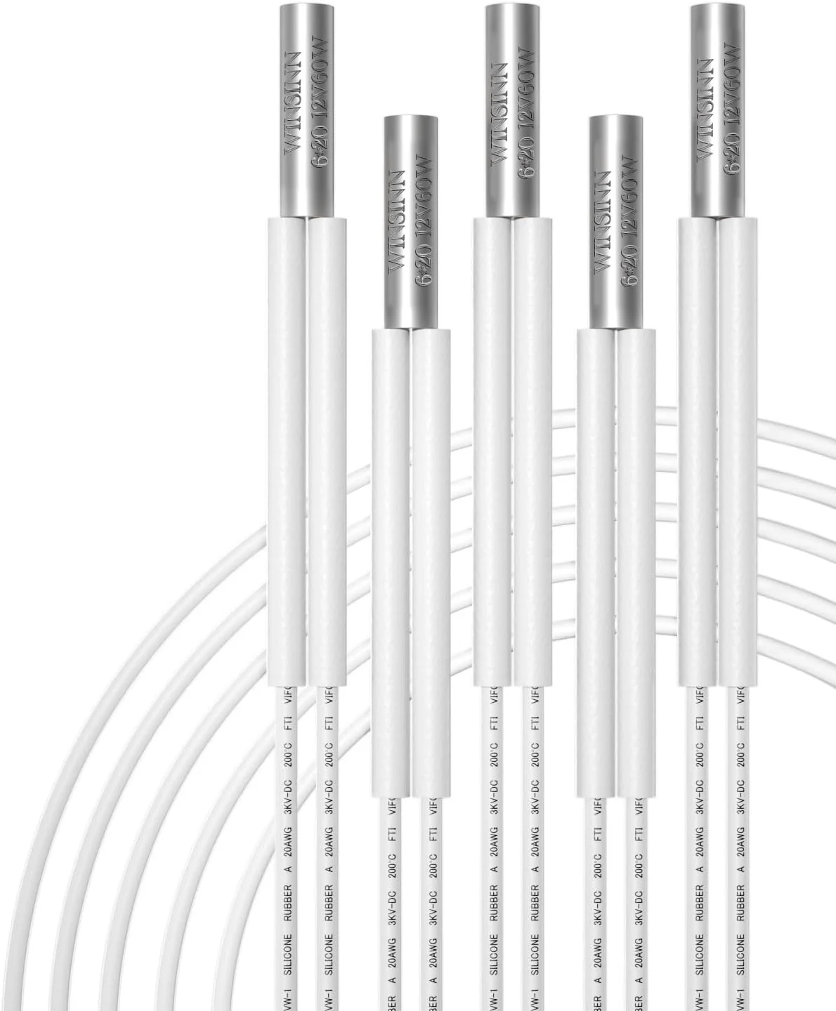 کارتریج گرمکن 12 ولت 60 وات، مناسب پرینتر سه بعدی، ارتقا تا 450 درجه سانتیگراد، سازگار با اکسترودر MK8، هات اند V6، ولکانو (بسته 5 عددی، 1.5 متری) کارتریج گرمکن 12 ولت 60 وات، مناسب پرینتر سه بعدی، ارتقا تا 450 درجه سانتیگراد، سازگار با اکسترودر MK8، هات اند V6، ولکانو (بسته 5 عددی، 1.5 متری)