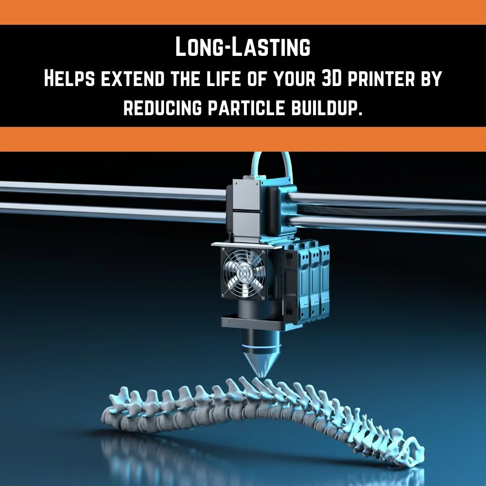 کربن گرانولی برای فیلتراسیون دود چاپ سه بعدی و لیزر | کربن فعال | مدیای جایگزین فیلتر چاپگر سه بعدی کم گرد و غبار | GAC فعال شده حرارتی - 1 پوند