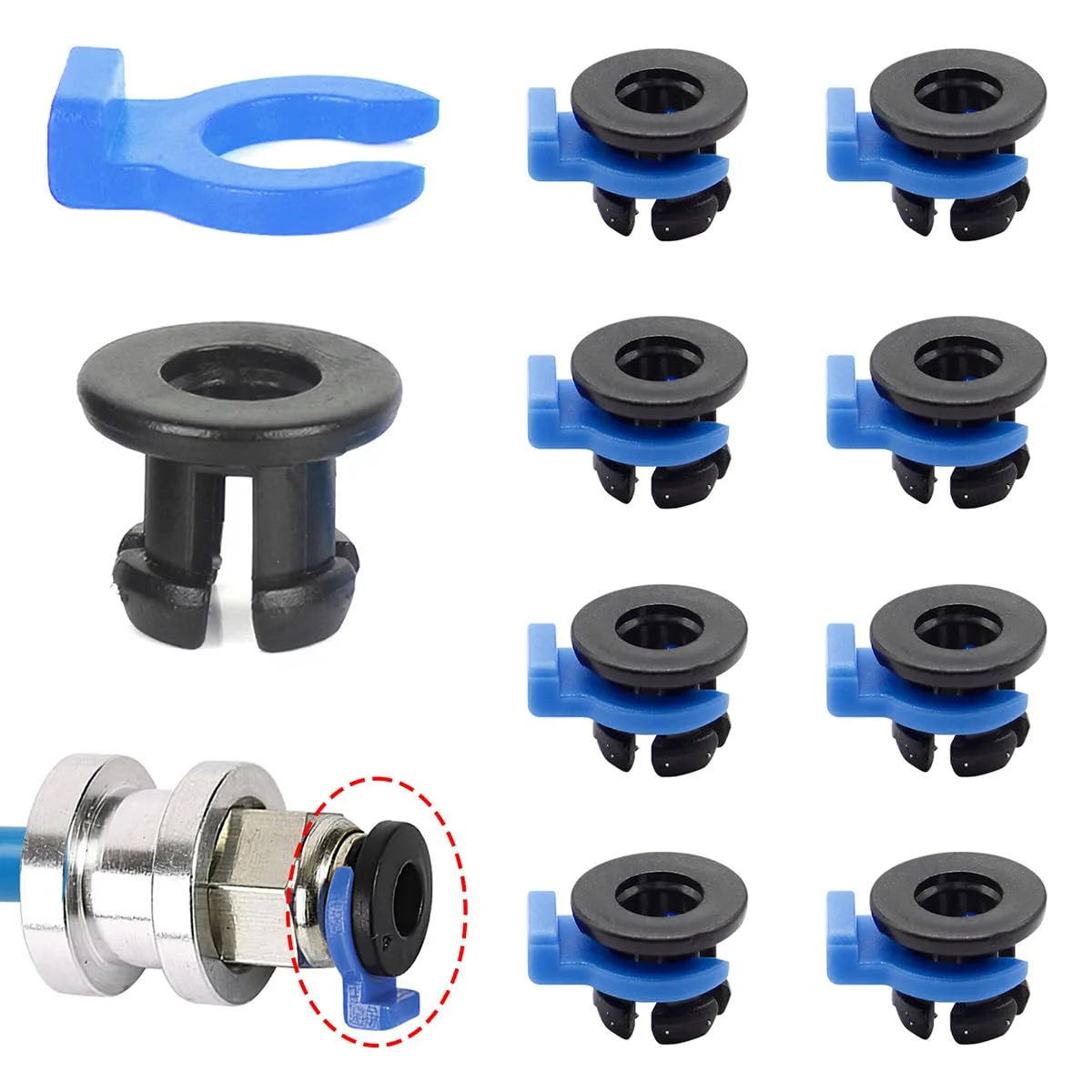 20 عدد بست لوله بوودن 1.75، گیره کولت اتصال، مجموعه کولت و گیره بوودن، لوازم جانبی پرینتر سه بعدی، قطعات پرینتر با لوله ثابت 4 میلی متری و فیلامنت 1.75 میلی متری 20 عدد بست لوله بوودن 1.75، گیره کولت اتصال، مجموعه کولت و گیره بوودن، لوازم جانبی پرینتر سه بعدی، قطعات پرینتر با لوله ثابت 4 میلی متری و فیلامنت 1.75 میلی متری