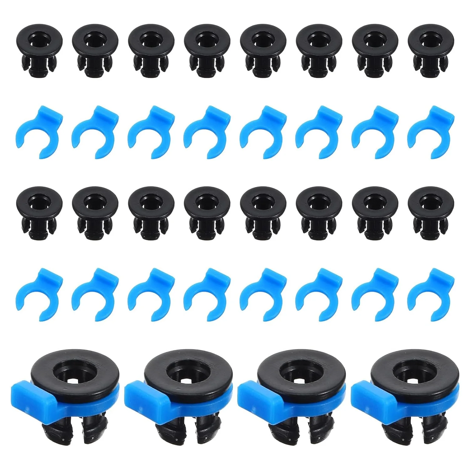 40 عدد لوازم جانبی لوله Bowden پرینتر سه بعدی، گیره و بست لوله Bowden، قطر خارجی 4 میلی متر، قطعات پرینتر فیلامنت 1.75 میلی متری 40 عدد لوازم جانبی لوله Bowden پرینتر سه بعدی، گیره و بست لوله Bowden، قطر خارجی 4 میلی متر، قطعات پرینتر فیلامنت 1.75 میلی متری