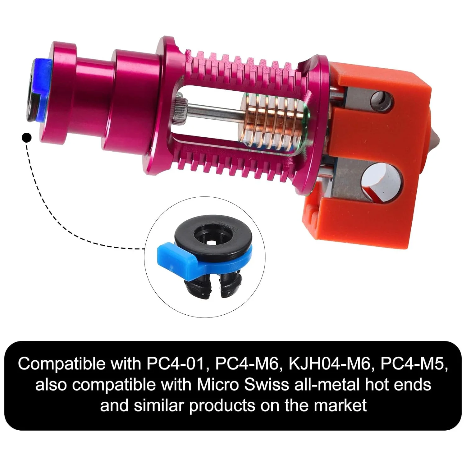 40 عدد لوازم جانبی لوله Bowden پرینتر سه بعدی، گیره و بست لوله Bowden، قطر خارجی 4 میلی متر، قطعات پرینتر فیلامنت 1.75 میلی متری 40 عدد لوازم جانبی لوله Bowden پرینتر سه بعدی، گیره و بست لوله Bowden، قطر خارجی 4 میلی متر، قطعات پرینتر فیلامنت 1.75 میلی متری