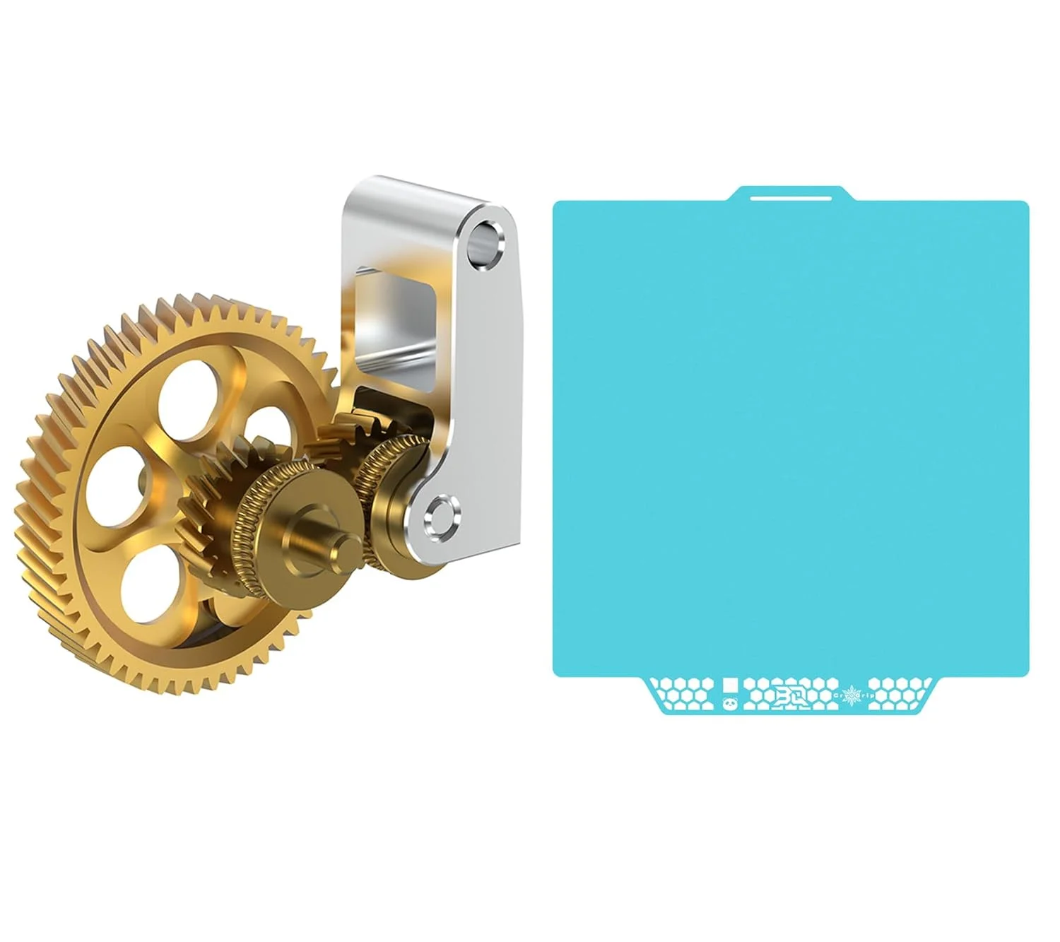 اکسترودر ارتقا یافته BIQU Panda Claw با چرخ دنده برنجی + صفحه ساخت CryoGrip Pro Glacier Panda سایز 257x257mm سازگار با پرینترهای سه بعدی Bambu-Lab P1S/P1P/X1C/X1E اکسترودر ارتقا یافته BIQU Panda Claw با چرخ دنده برنجی + صفحه ساخت CryoGrip Pro Glacier Panda سایز 257x257mm سازگار با پرینترهای سه بعدی Bambu-Lab P1S/P1P/X1C/X1E