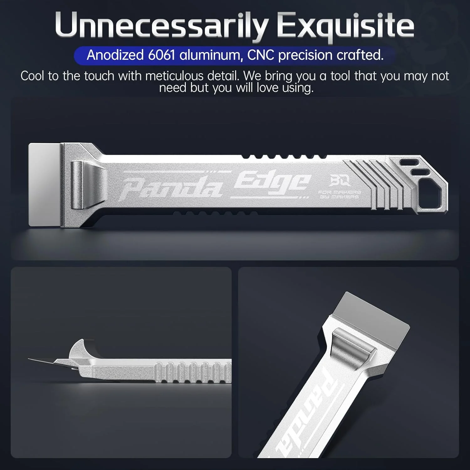 کیت ابزار شامل کاردک پرینتر سه بعدی BIQU Panda Edge + 3 عدد تیغه فولادی SK5، کاردک برداشتن قطعات پرینت سه بعدی سازگار با تیغه Bambu-Lab، کاردک تمام فلزی پرینتر سه بعدی با دسته راحت کیت ابزار شامل کاردک پرینتر سه بعدی BIQU Panda Edge + 3 عدد تیغه فولادی SK5، کاردک برداشتن قطعات پرینت سه بعدی سازگار با تیغه Bambu-Lab، کاردک تمام فلزی پرینتر سه بعدی با دسته راحت