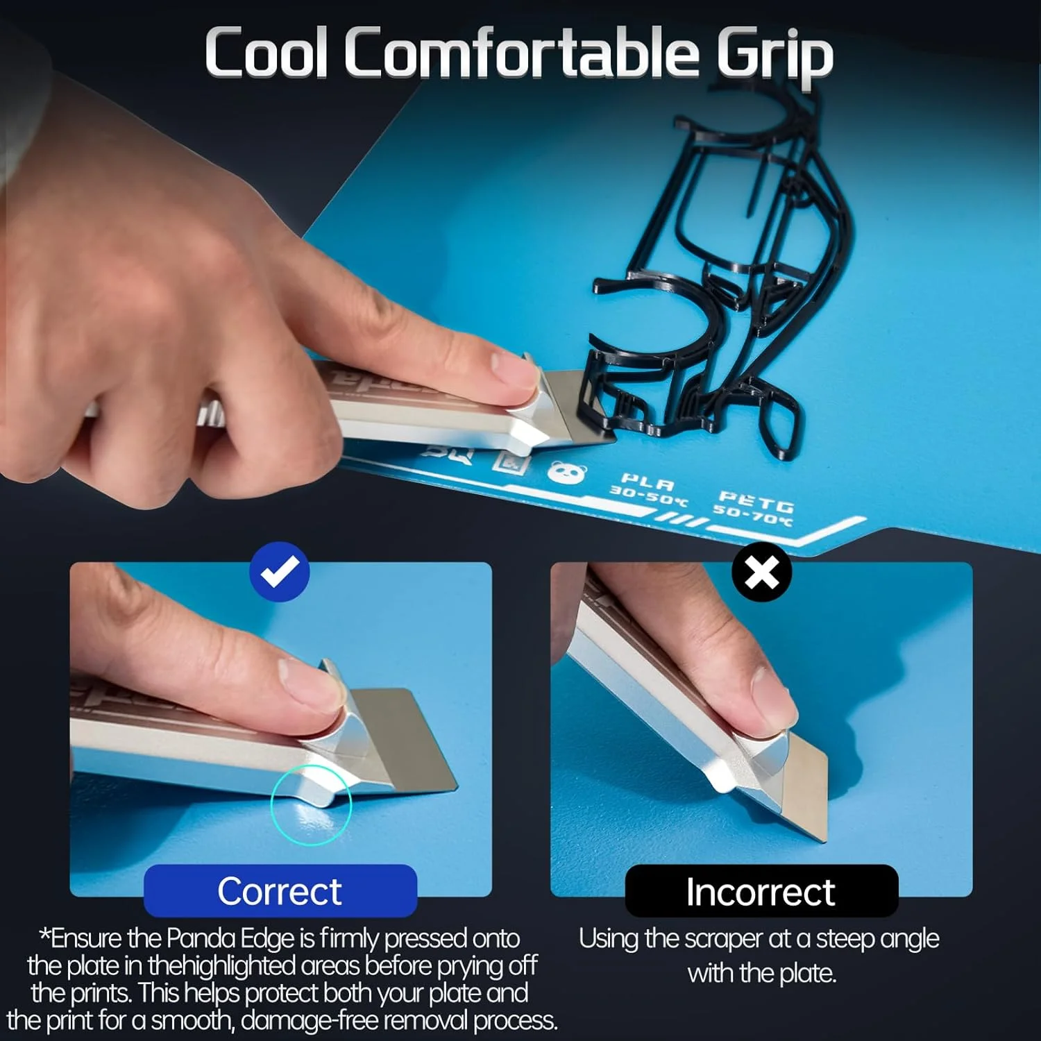 BIQU Panda Edge کاردک پرینتر سه بعدی + کیت ابزار 3 عددی تیغه + برس نازل BIQU Panda + کیت سیلیکونی 4 عددی یدکی + محافظ تخلیه Panda BIQU Panda Edge کاردک پرینتر سه بعدی + کیت ابزار 3 عددی تیغه + برس نازل BIQU Panda + کیت سیلیکونی 4 عددی یدکی + محافظ تخلیه Panda