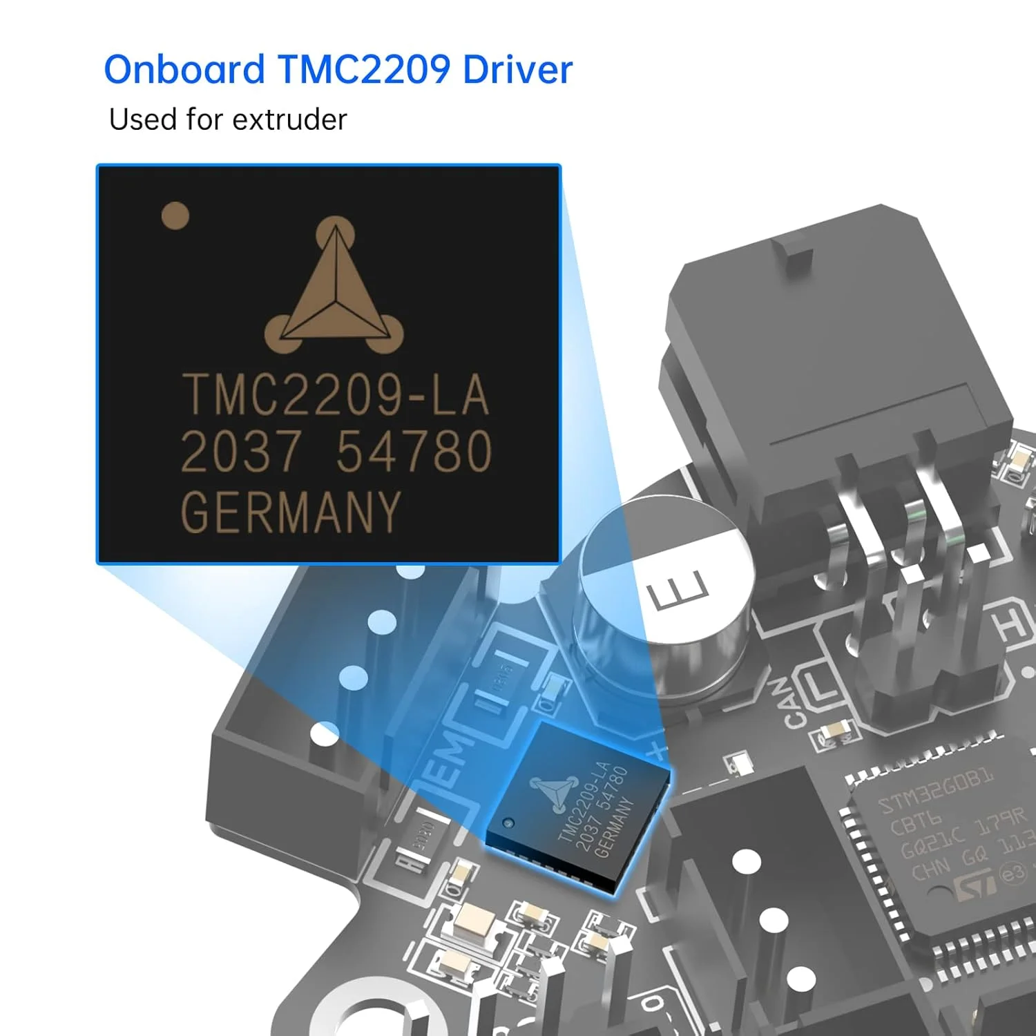 برد آداپتور باس CAN مدل BIGTREETECH EBB36 با برد PCB هات اند MAX31865، تشخیص انسداد فیلامنت برای اکسترودر موتور پله ای 36، ابزار هد نازل Blv Ender 3