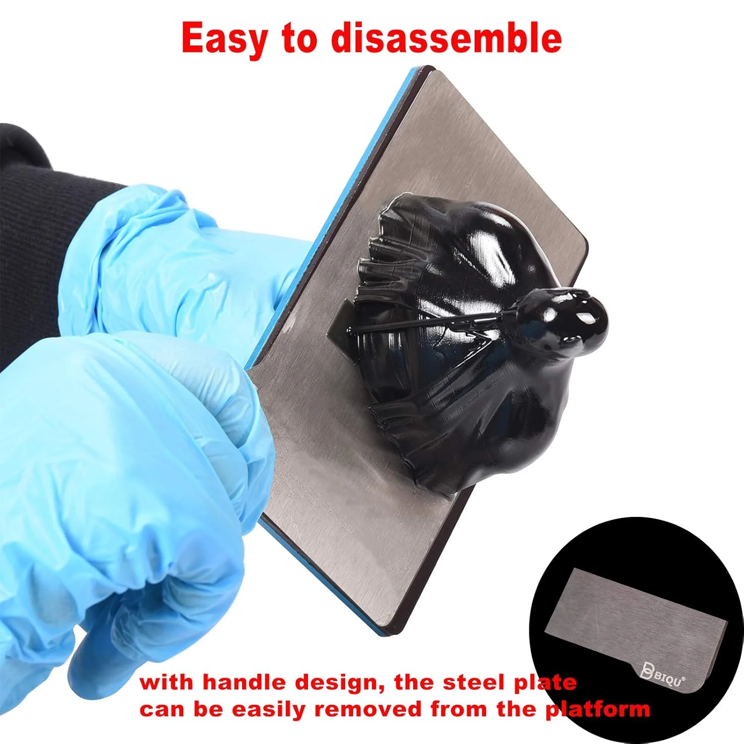 صفحه فولادی انعطاف پذیر مغناطیسی BIQU، 150x95 میلی متر، صفحه ساخت بستر انعطاف پذیر پلتفرم چاپگر سه بعدی برای Elegoo Mars 3/Mars 3 Pro SLA LCD رزین چاپگر سه بعدی (2 عدد) صفحه فولادی انعطاف پذیر مغناطیسی BIQU، 150x95 میلی متر، صفحه ساخت بستر انعطاف پذیر پلتفرم چاپگر سه بعدی برای Elegoo Mars 3/Mars 3 Pro SLA LCD رزین چاپگر سه بعدی (2 عدد)