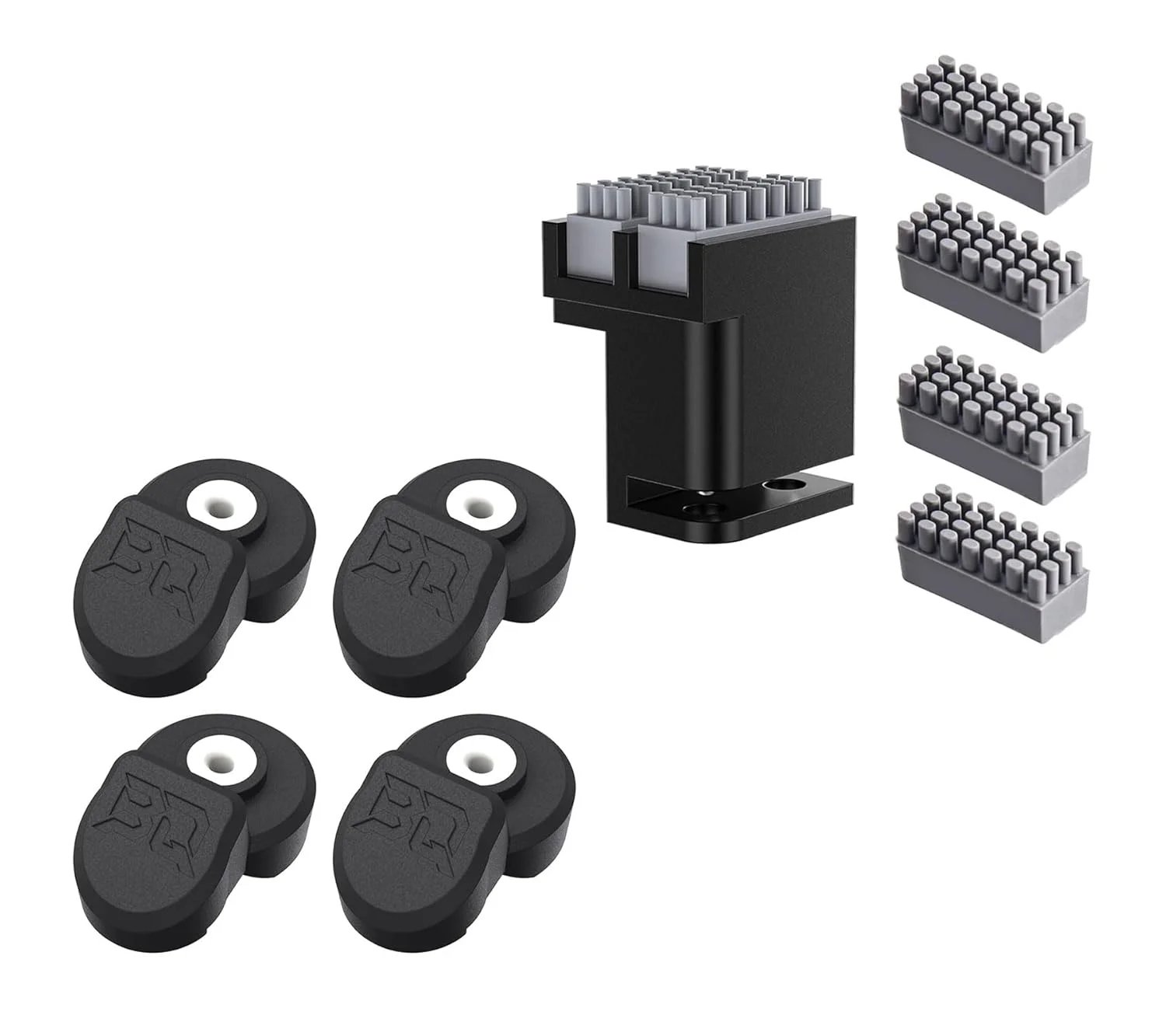 محافظ ای ام اس پاندا BIQU (چهار عددی) + برس نازل + کیت برس سیلیکونی اضافی (چهار عددی) برای پرینترهای سه بعدی Bambu-Lab P1S/P1P/X1C/X1E