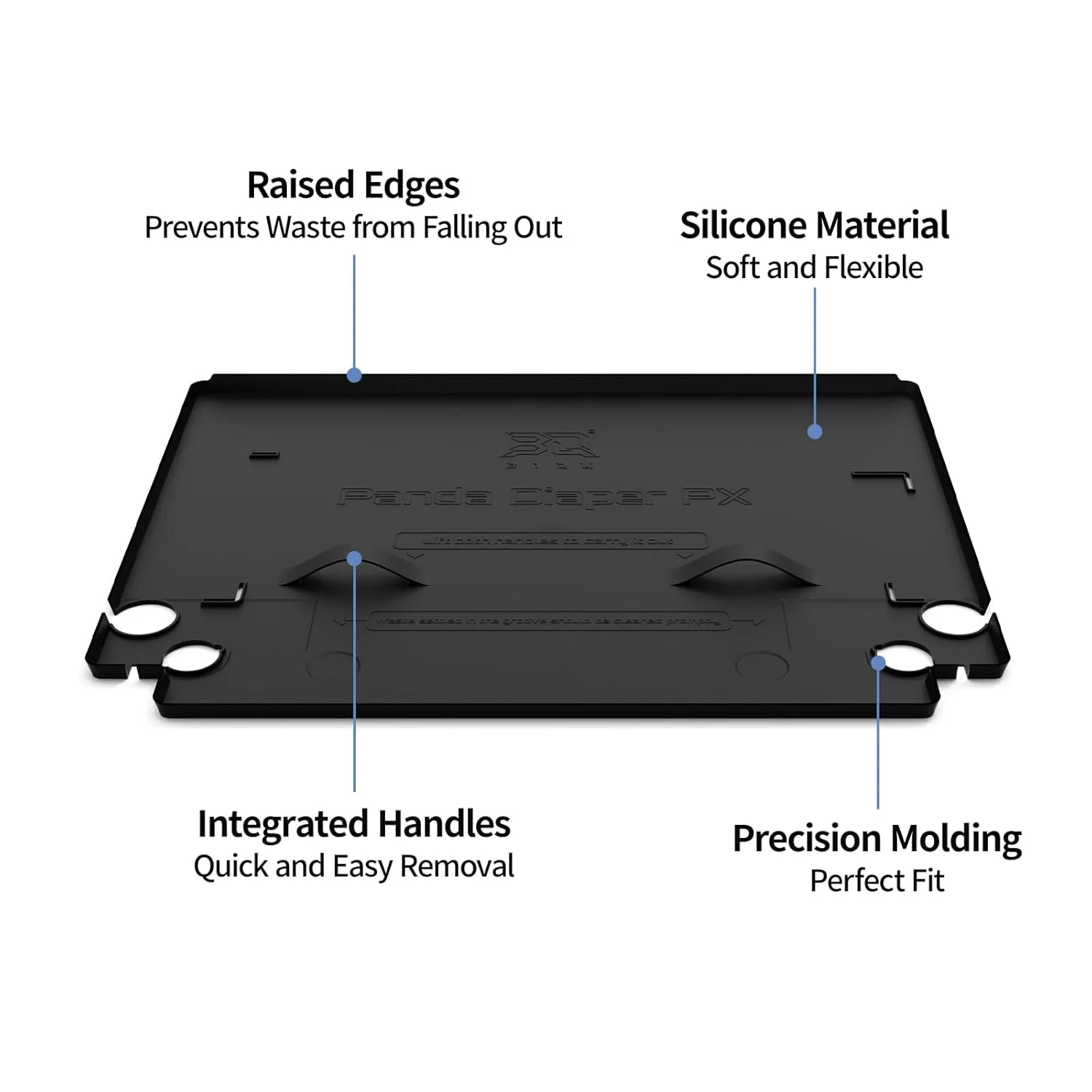 سطل جمع آوری ضایعات فیلامنت BIQU Panda Diaper PX سازگار با پرینترهای سه بعدی Bambu-Lab P1P P1S X1C X1E