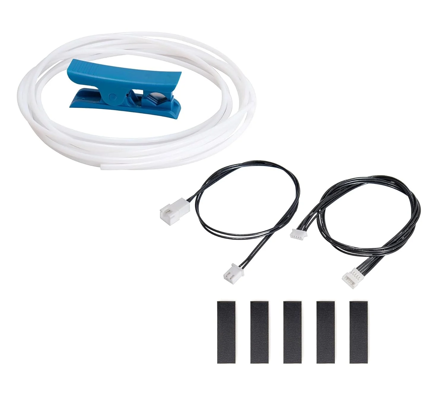 لوله توسعه PTFE BIQU + کیت کابل توسعه داخلی ارتقا یافته 2/5 پین Panda AMS Slack، طول 30 سانتی متر، لوله توسعه PTFE 4 متری سازگار با پرینترهای سه بعدی Bambu-Lab P1P/P1S/X1C/A1/A1 Mini