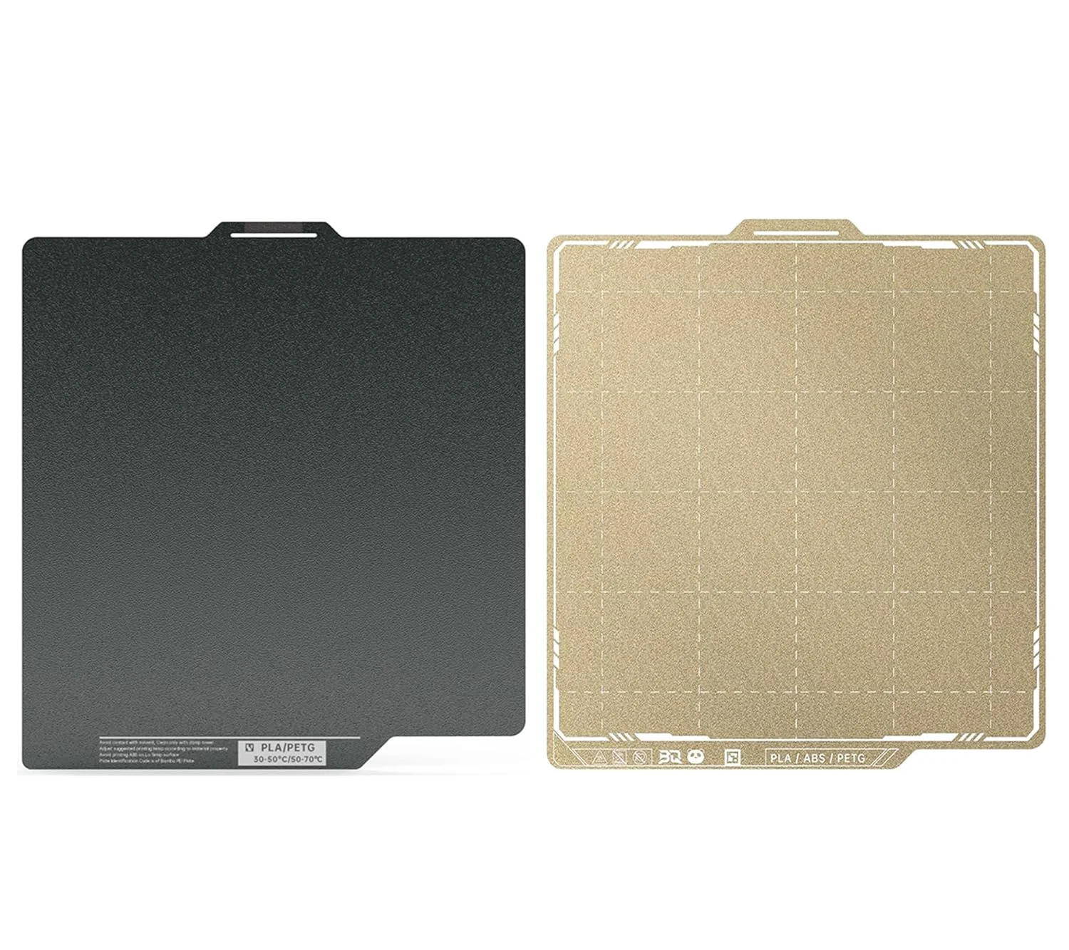 صفحه ساخت بافت‌دار دو طرفه PEI برند BIQU + صفحه ساخت پاندا CryoGrip اندازه 257x257 میلی‌متر سازگار با پرینترهای سه بعدی Bambu-Lab P1P/P1S/X1C/X1E/A1، صفحه چاپ انعطاف‌پذیر، سکوی سطح قابل جابجایی