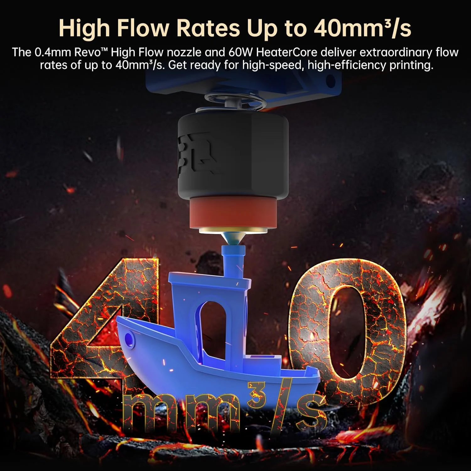 نازل هات‌اند جایگزین BIQU Panda Revo به همراه صفحه ساخت دمای اتاق CryoGrip Pro Frostbite Panda با ابعاد 257x257 میلی‌متر سازگار با پرینترهای سه بعدی Bambu-Lab X1C