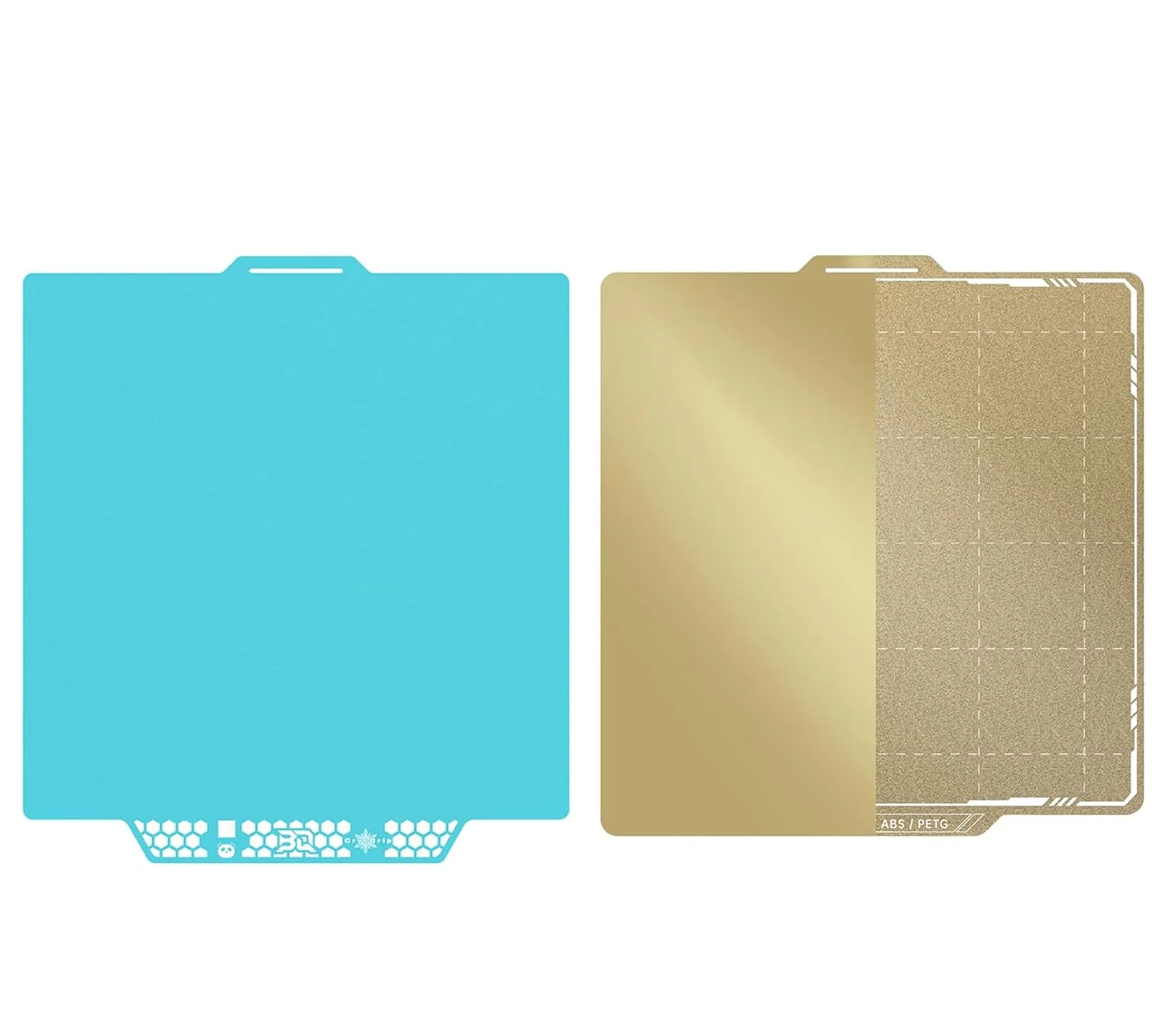 صفحه ساخت BIQU CryoGrip Pro Glacier + PEI صاف + PEI بافت دار 257x257 میلی متر، سازگار با پرینترهای سه بعدی Bambu-Lab P1S/P1P/X1C/X1E/A1