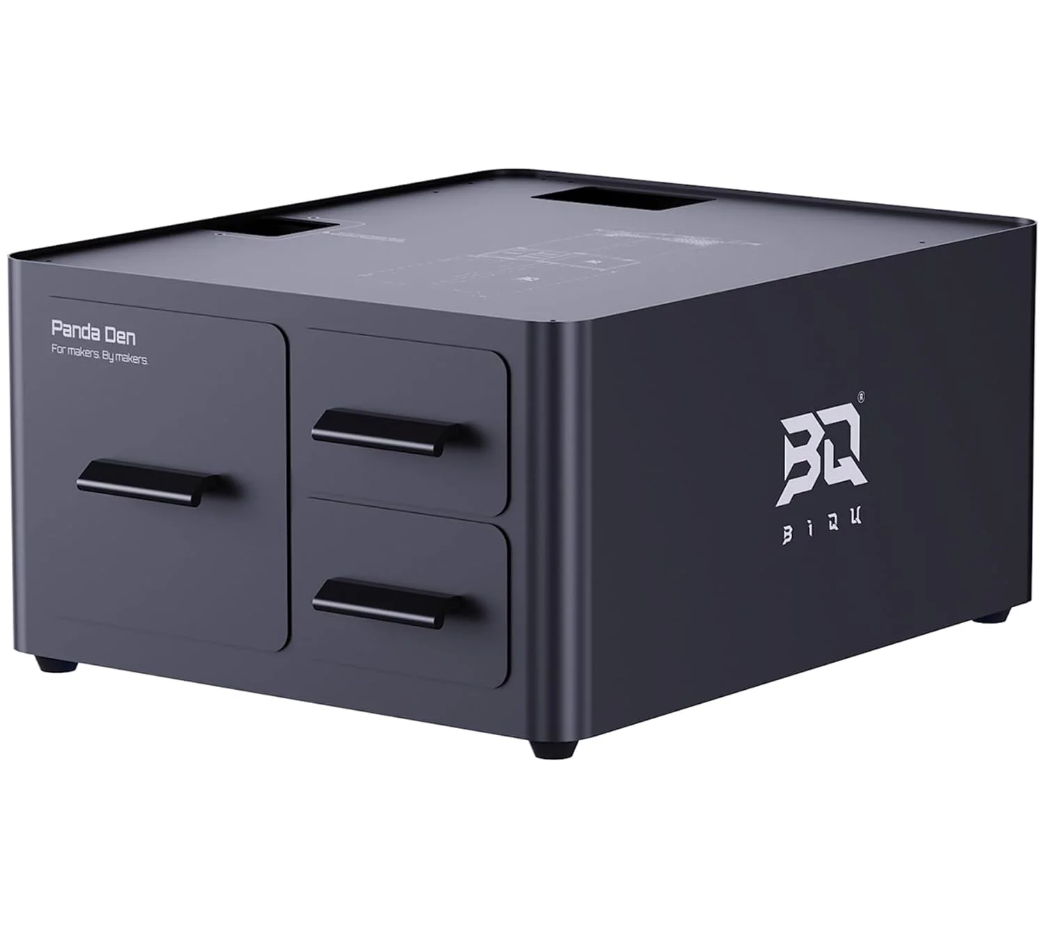 مجموعه جمع آوری ضایعات فیلامنت BIQU Panda Den + سازمان دهنده ابزار دو کشویی برای پرینترهای سه بعدی Bambu-Lab P1P/P1S/X1C/X1E/A1/A1 Mini