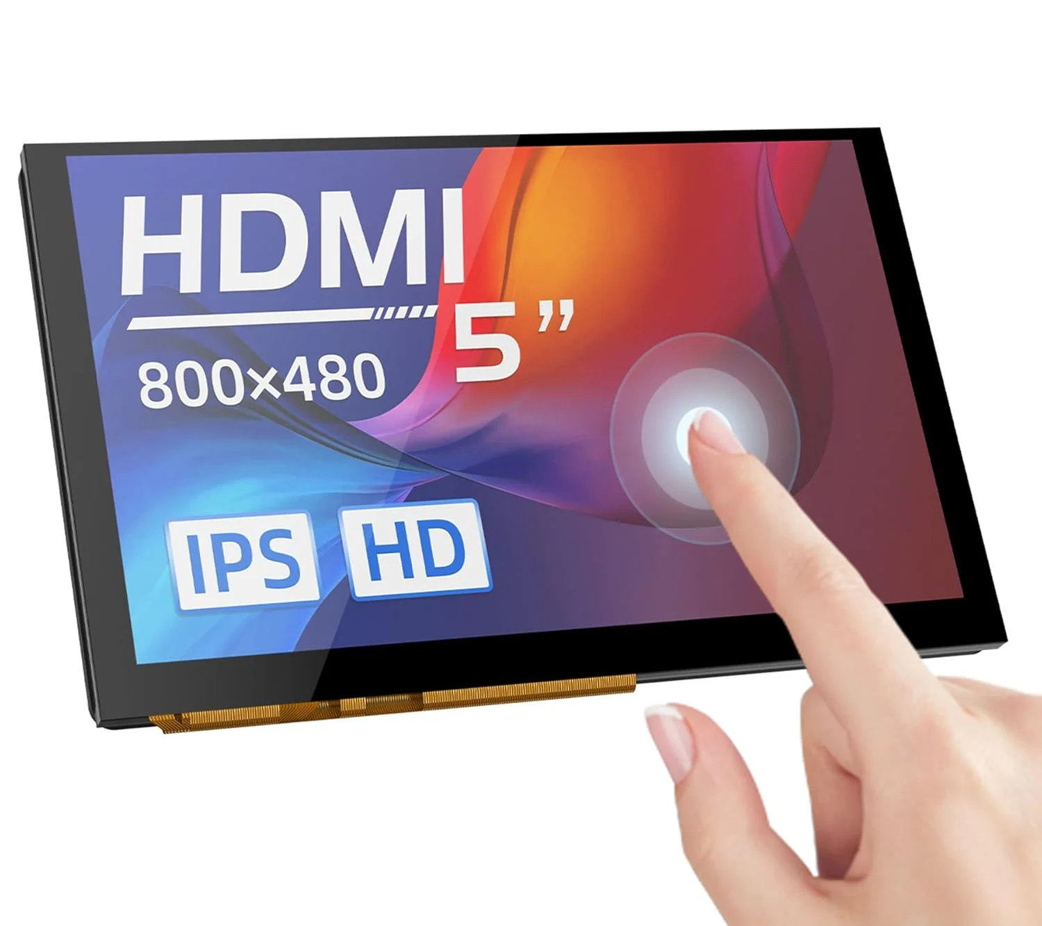 نمایشگر لمسی 5 اینچی HDMI بیگ تری تک، رزولوشن 800x480، مانیتور IPS با زاویه دید 160 درجه سازگار با Sovol-SV08، رزبری پای 4B، 3B، بنانا پای، ویندوز 10، 8، 7
