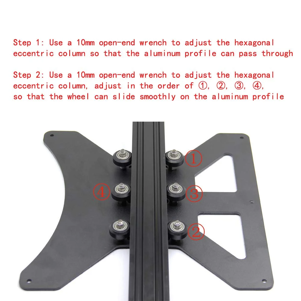 صفحه نگهدارنده محور Y ماژولار برای پروفیل آلومینیومی 2040V مناسب برای پرینتر سه بعدی CR-10 (260 میلی متر)