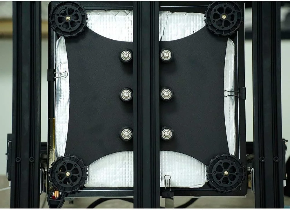 2 عدد فویل فوم عایق حرارتی سبک وزن برای بستر گرم چاپگر سه بعدی 220x220x5 میلی متر (8.66x8.66x0.2 اینچ) برچسب تشک عایق خود چسب پد حرارتی بستر گرم برای Ender 3 (220x220x5mm)