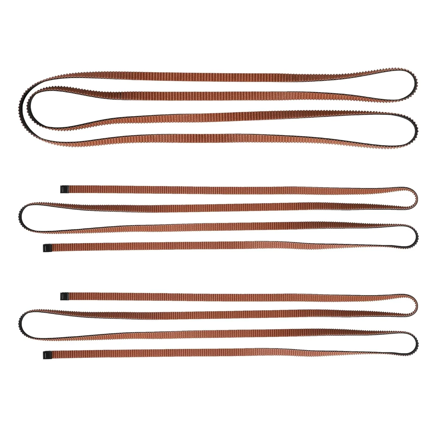 کیت تسمه پرینتر سه بعدی Bambulab - تسمه های تایمینگ جایگزین X1 P1P P1S برای محورهای X/Y/Z - تسمه های لاستیکی ضد لغزش برای حرکت دقیق (مجموعه تسمه 3 تکه)