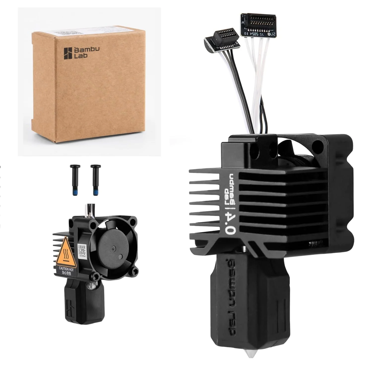 کیت کامل هات‌اند Bambu Lab P1P/P1S – مجموعه کامل نازل فولادی سخت شده با هیتر سرامیکی، نازل 0.4 میلی‌متری، فن خنک‌کننده و بلوک حرارتی | جایگزینی هات‌اند Bambu P1S برای پرینت سه بعدی