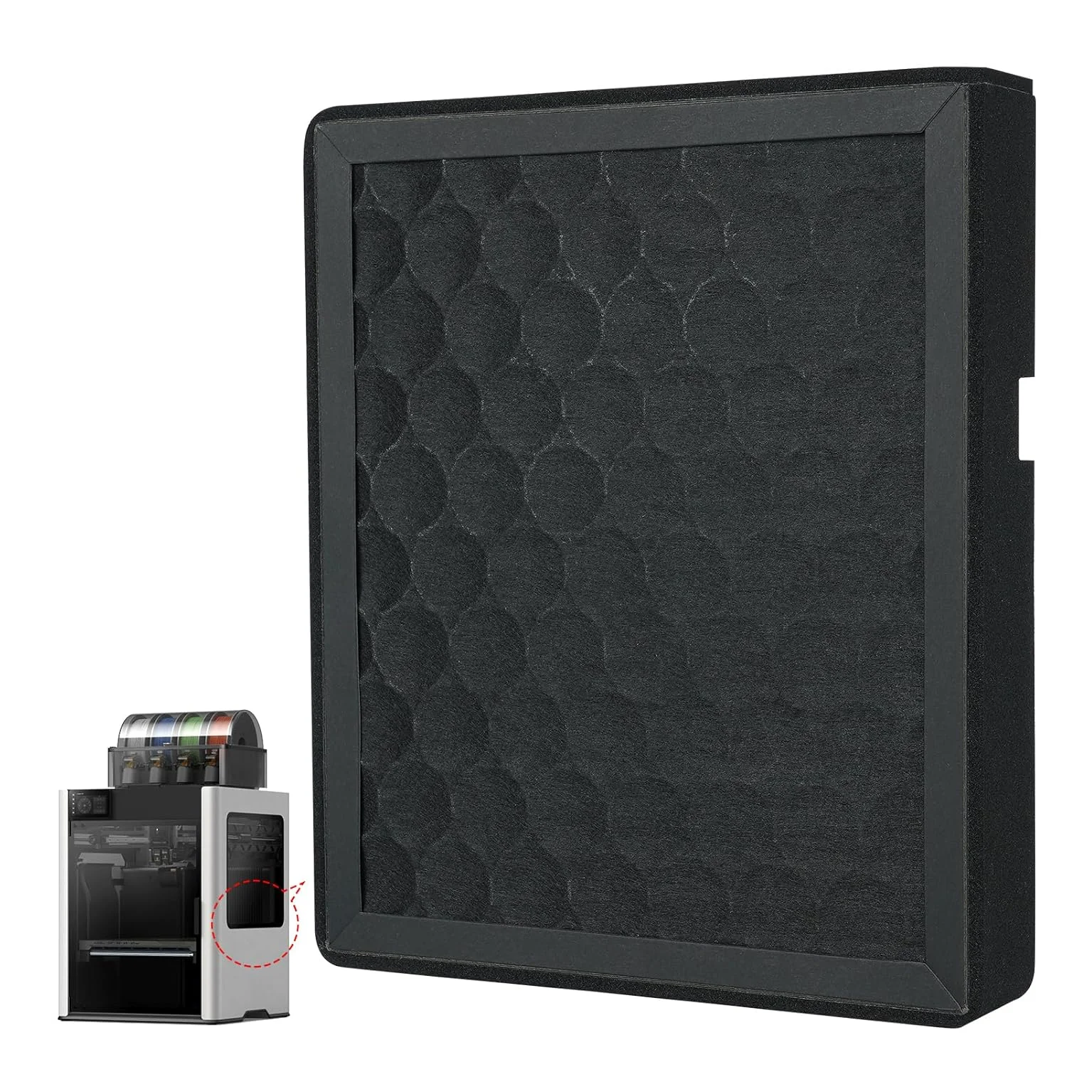 فیلتر هوا برای Bambu Lab H2S/H2D/H2D Laser، لوازم جانبی جایگزین فیلتر تصفیه کننده هوا کربن فعال پرینتر سه بعدی