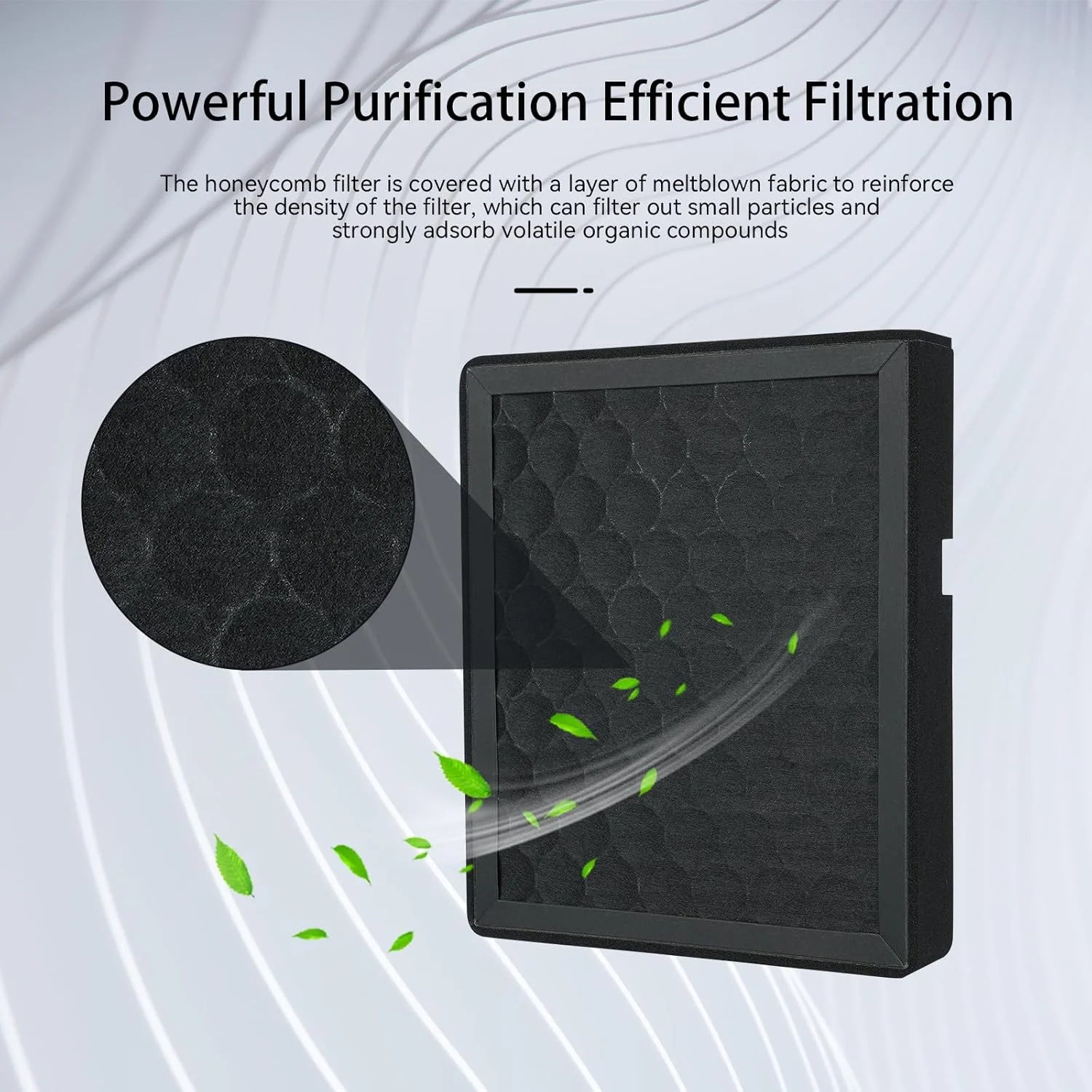 فیلتر هوا برای Bambu Lab H2S/H2D/H2D Laser، لوازم جانبی جایگزین فیلتر تصفیه کننده هوا کربن فعال پرینتر سه بعدی