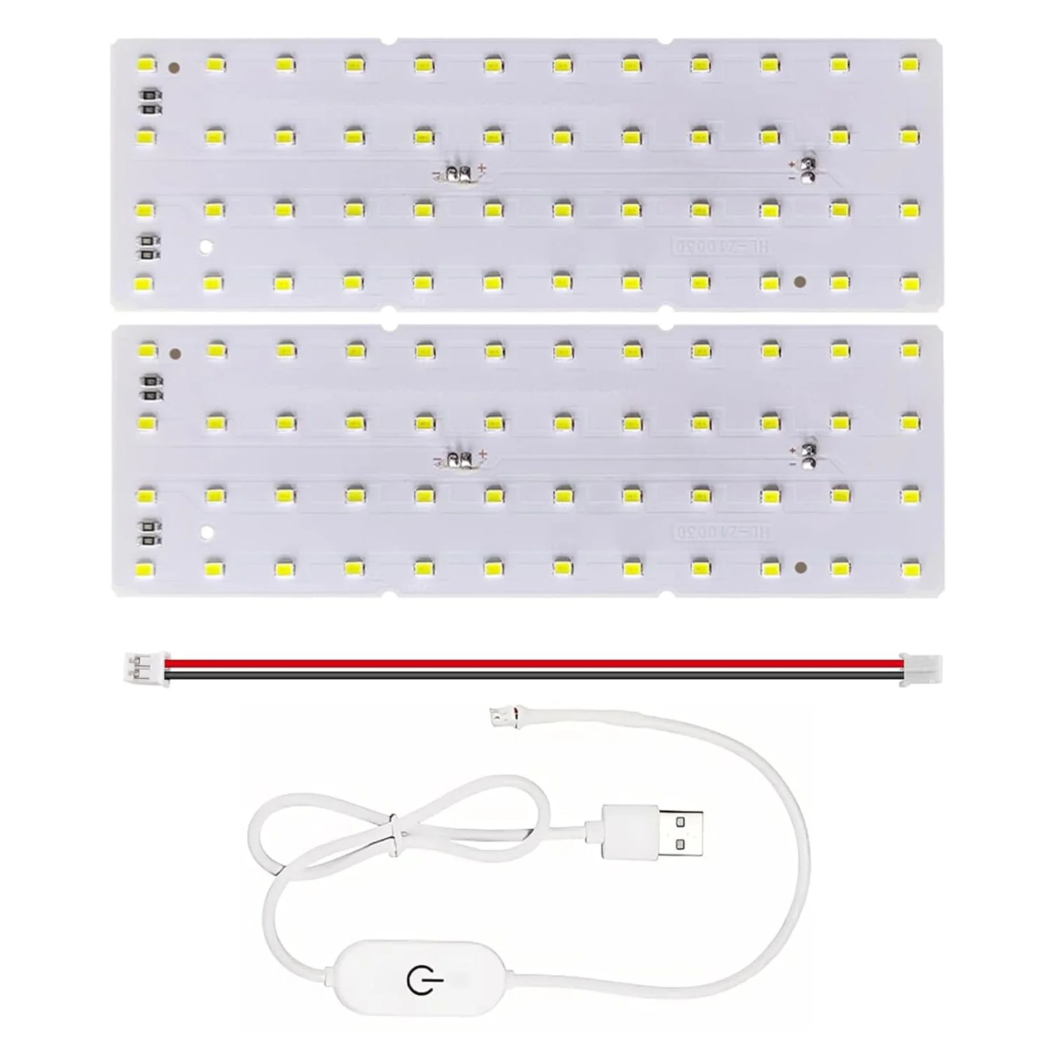 کیت برد نور پس زمینه ال ای دی KC009 KC010 برای Bambu Lab H2D/X1/P1P/A1، برد نور ال ای دی، قطعات مدل Makerworld، لوازم جانبی چاپ سه بعدی USB، مدل عکس، جعبه نور DIY، 2 عدد