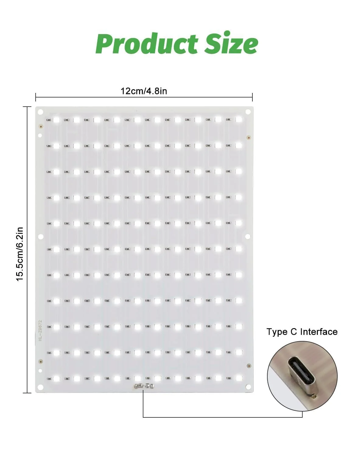 برد نور پس زمینه ال ای دی CMYK برای پرینتر سه بعدی سری Bambu Lab P1/X1/A1، پنل لیتوفان PCB جایگزین لوازم جانبی پرینتر سه بعدی با کابل اتصال، پروژه های چاپ سه بعدی DIY (بسته 5 عددی)