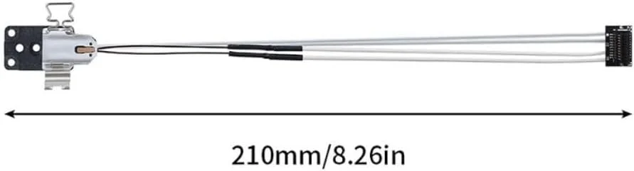 مجموعه گرمایش برای پرینترهای سه بعدی BambuLab A1 و A1mini، کیت اندازه گیری دما بلوک گرم کننده، بست فلزی سریع