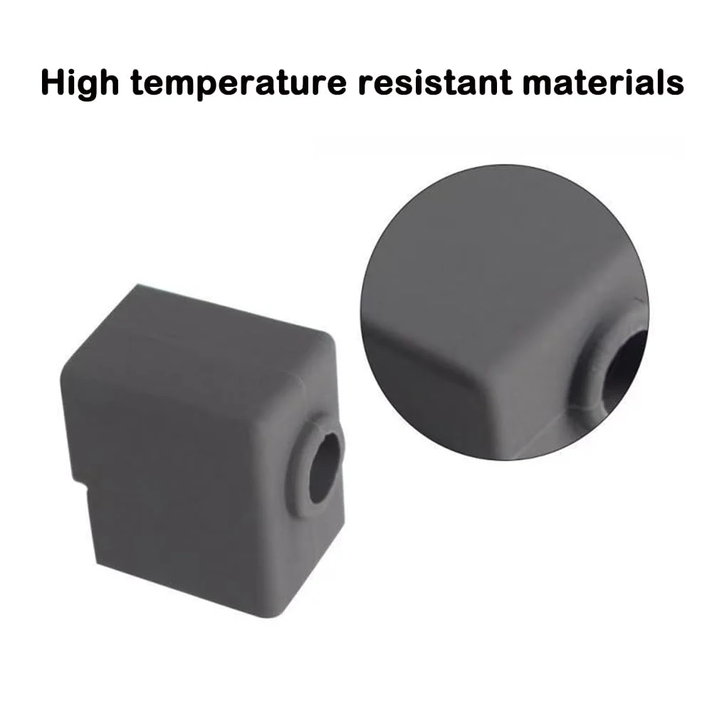 کیت 6 عددی جوراب سیلیکونی کبرا 3، روکش بلوک حرارتی، قطعات هات‌اند، جایگزین اکسترودر برای لوازم جانبی پرینتر سه بعدی Anycubic Kobra 3 Combo/ACE Pro