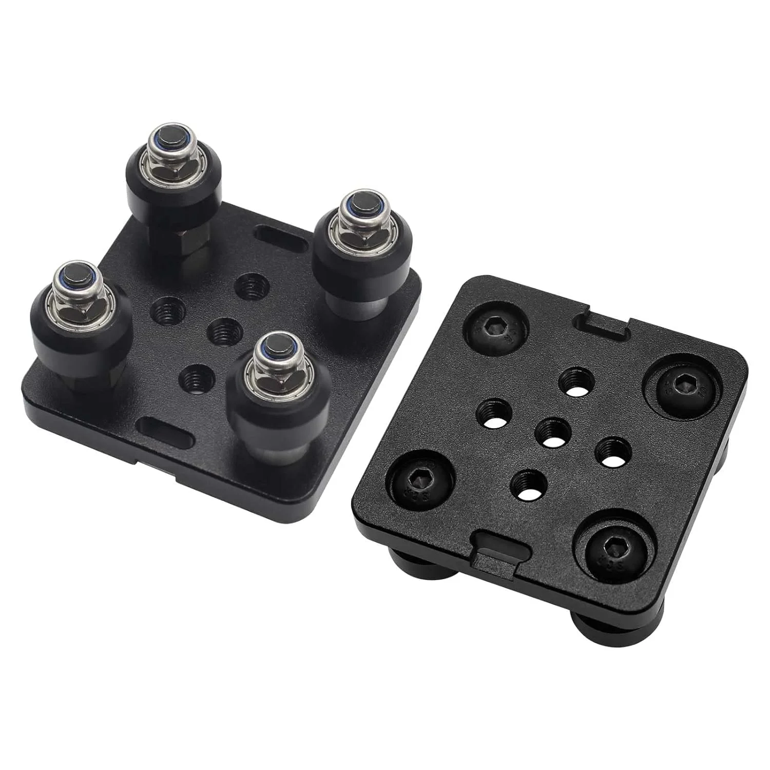 بسته 2 عددی صفحه دروازه ای V-Slot کوچک مونتاژ شده، مجموعه چرخ های POM با صفحه برای اکستروژن آلومینیومی 2020 بسته 2 عددی صفحه دروازه ای V-Slot کوچک مونتاژ شده، مجموعه چرخ های POM با صفحه برای اکستروژن آلومینیومی 2020