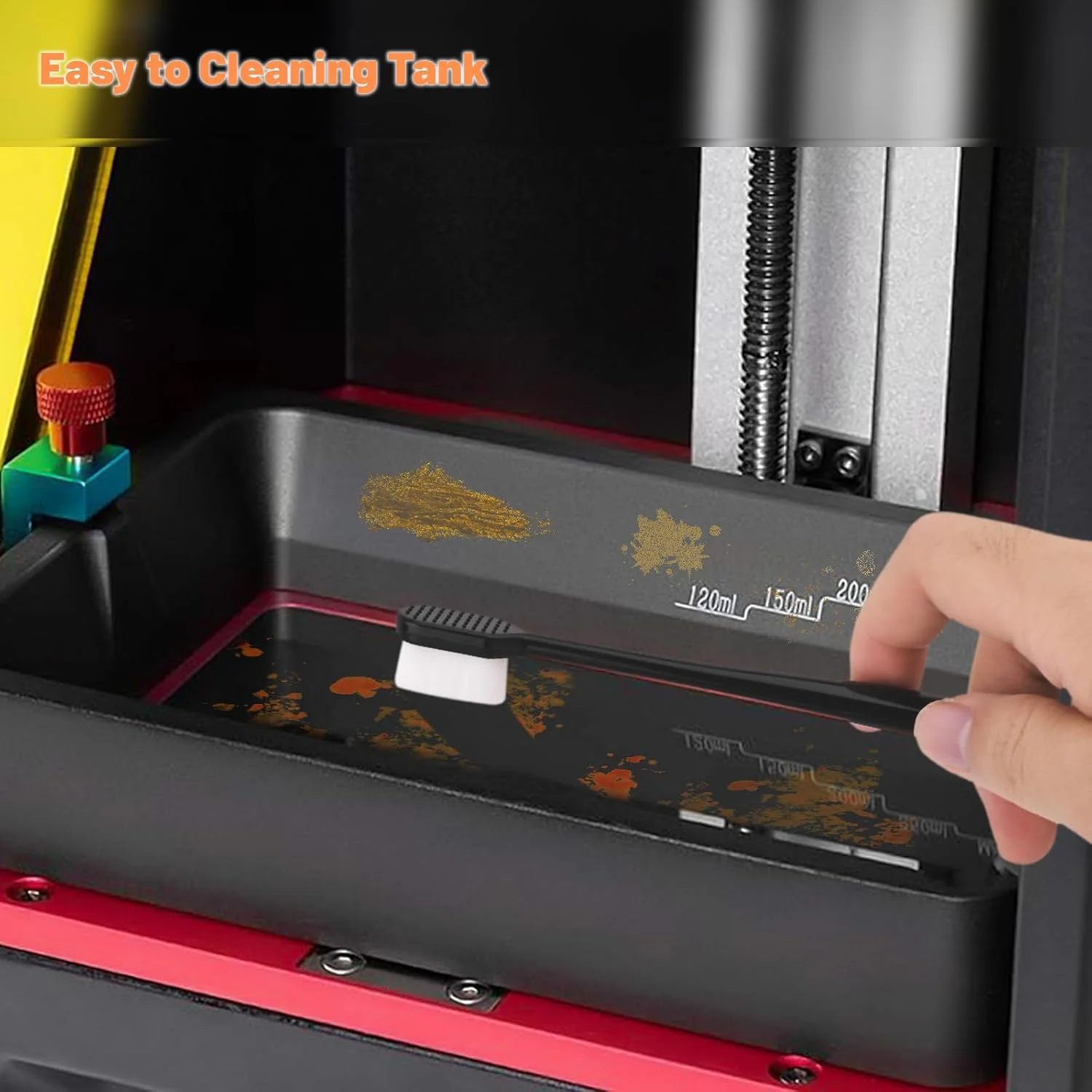 ست 7 عددی ابزار ضروری پرینتر سه بعدی رزینی UV شامل کاردک سیلیکونی، لیسه، برس برای انتقال و تمیز کردن رزین و محافظت از فیلم FEP تانک، لوازم جانبی پرینتر سه بعدی