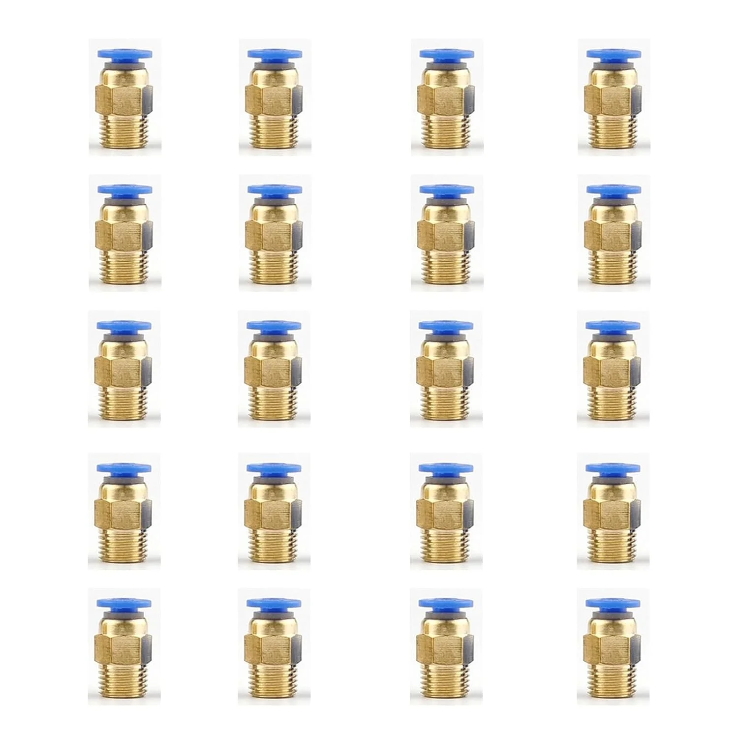 اتصالات پنوماتیک PC4-M10 P-1mm برای لوله PTFE، لوازم جانبی ضروری برای محفظه پرینتر سه بعدی DIY، سازگار با Ender-3 Bambu Lab A1، اتصالات سریع فشاری، 20 عدد اتصالات پنوماتیک PC4-M10 P-1mm برای لوله PTFE، لوازم جانبی ضروری برای محفظه پرینتر سه بعدی DIY، سازگار با Ender-3 Bambu Lab A1، اتصالات سریع فشاری، 20 عدد