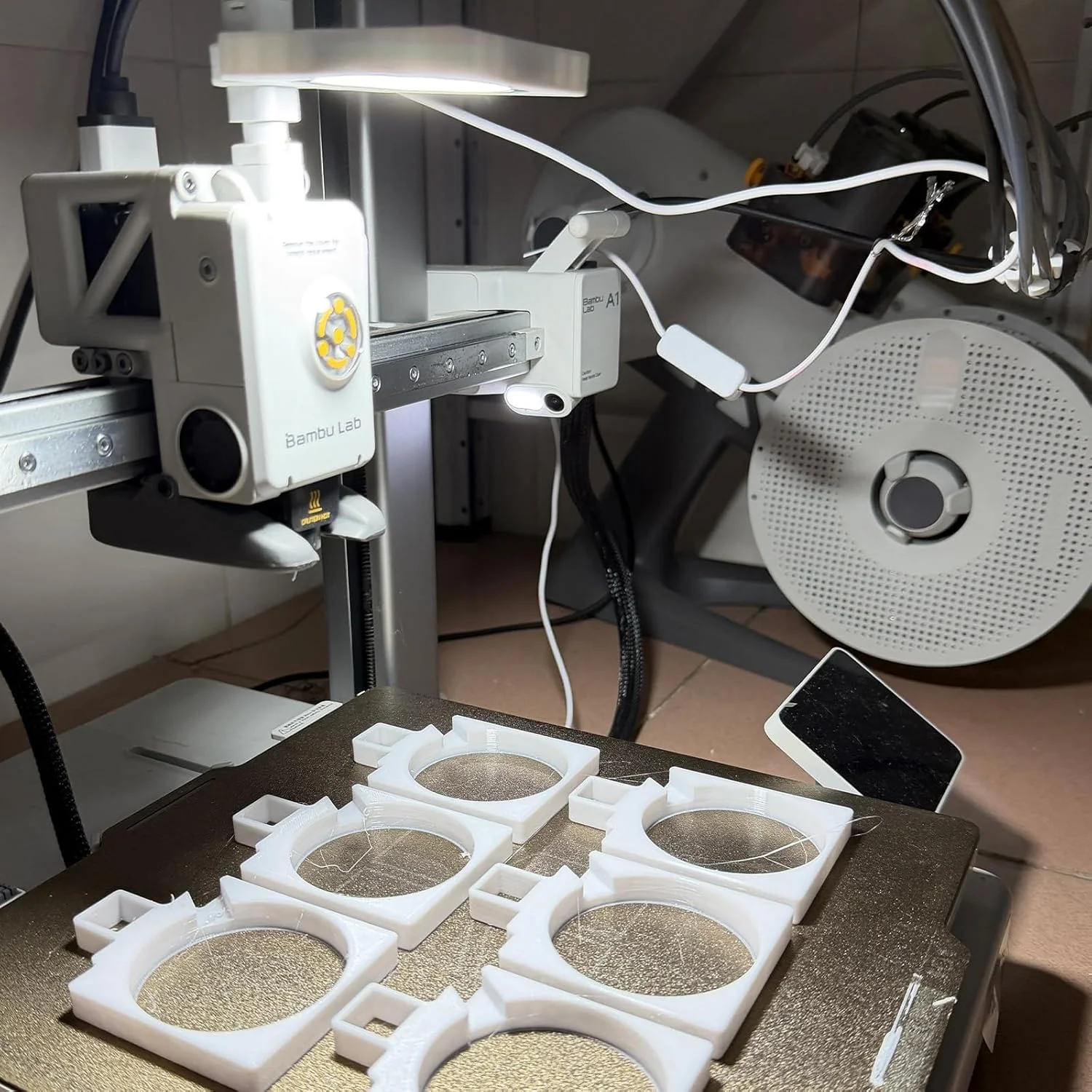 کیت نور LED ارتقا یافته سازگار با پرینتر سه بعدی Bmabulab A1، نصب آسان، روشنایی بالا، کلید لمسی، عمر طولانی، 24 ولت / 2 وات