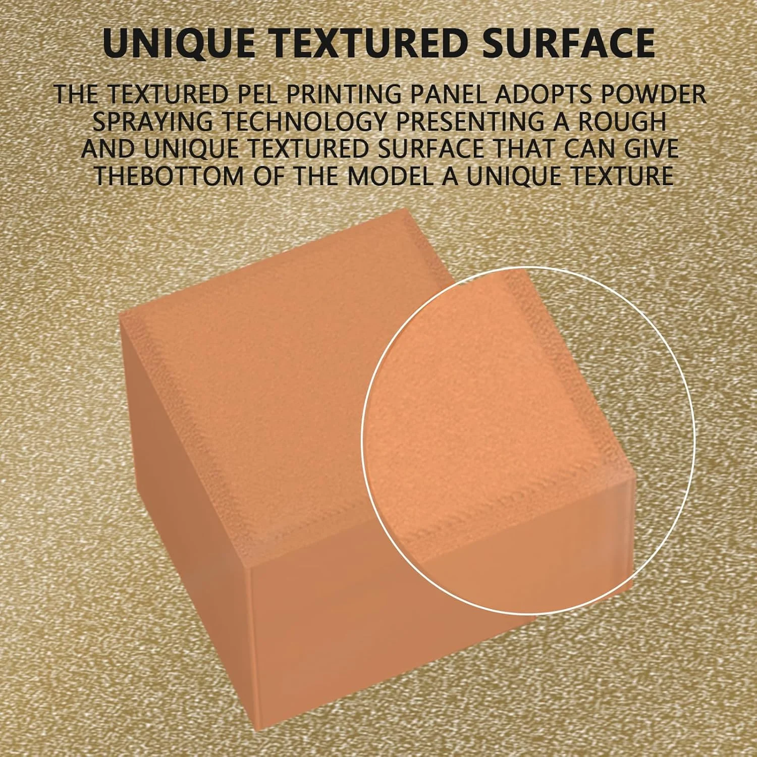 صفحه ساخت PEI سازگار با BambuLab X1 X1C P1P P1S A1 با کد شناسایی، دو طرفه، بافت پودری ظریف، ورق فولادی فنری انعطاف پذیر قابل جابجایی، 257x257mm/ 10.1x10.1 اینچ