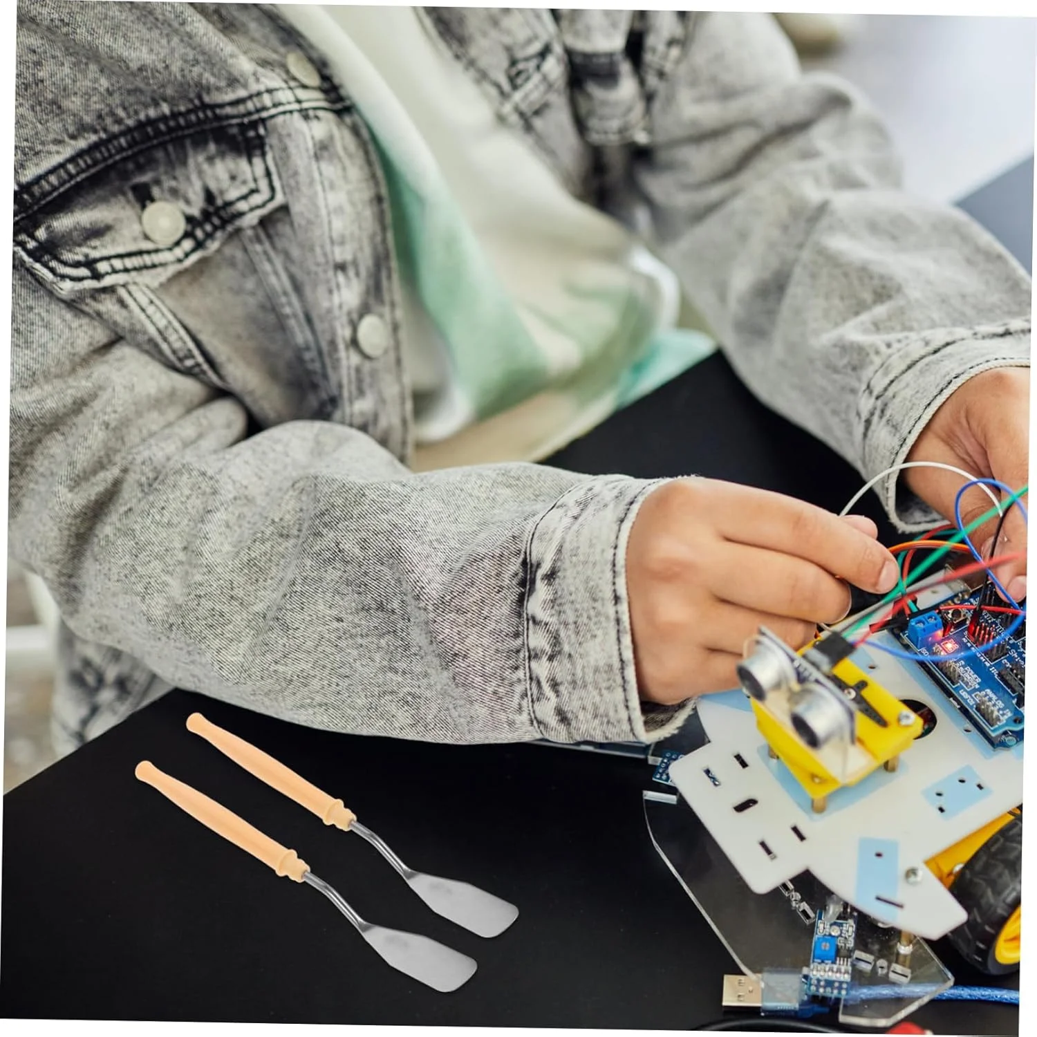 ARTIBETTER 1 مجموعه قلم چاپگر کاردک چاپ سه بعدی بیل چاپ سه بعدی ابزار حذف چاپ سه بعدی بیل قلم چاپ بیل حذف عملی بیل ابزار چاپ سه بعدی ابزار خراش مدل ابزار حذف 2 عدد