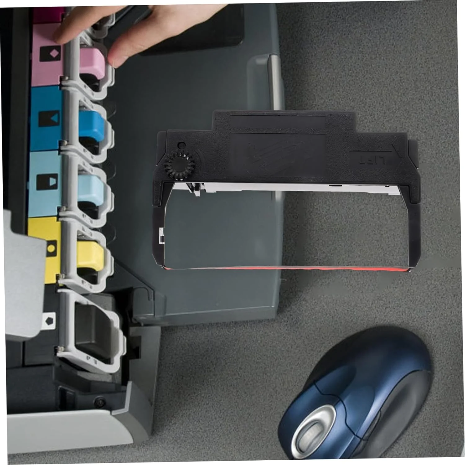 ARTIBETTER 5 عدد کاست ریبون برای دستگاه پخش نوار، نگهدارنده ریبون جوهر همه کاره برای لوازم جانبی چاپگر