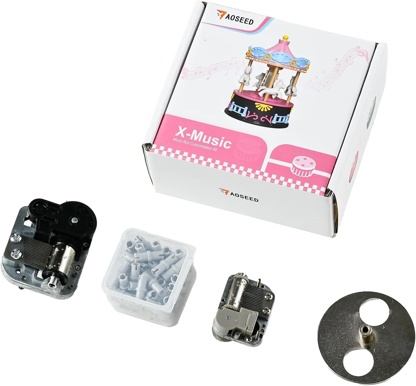 لوازم جانبی جعبه موسیقی پرینتر سه بعدی X-Maker و X-Maker Joy برای خلق اسباب بازی، کیت X-Music