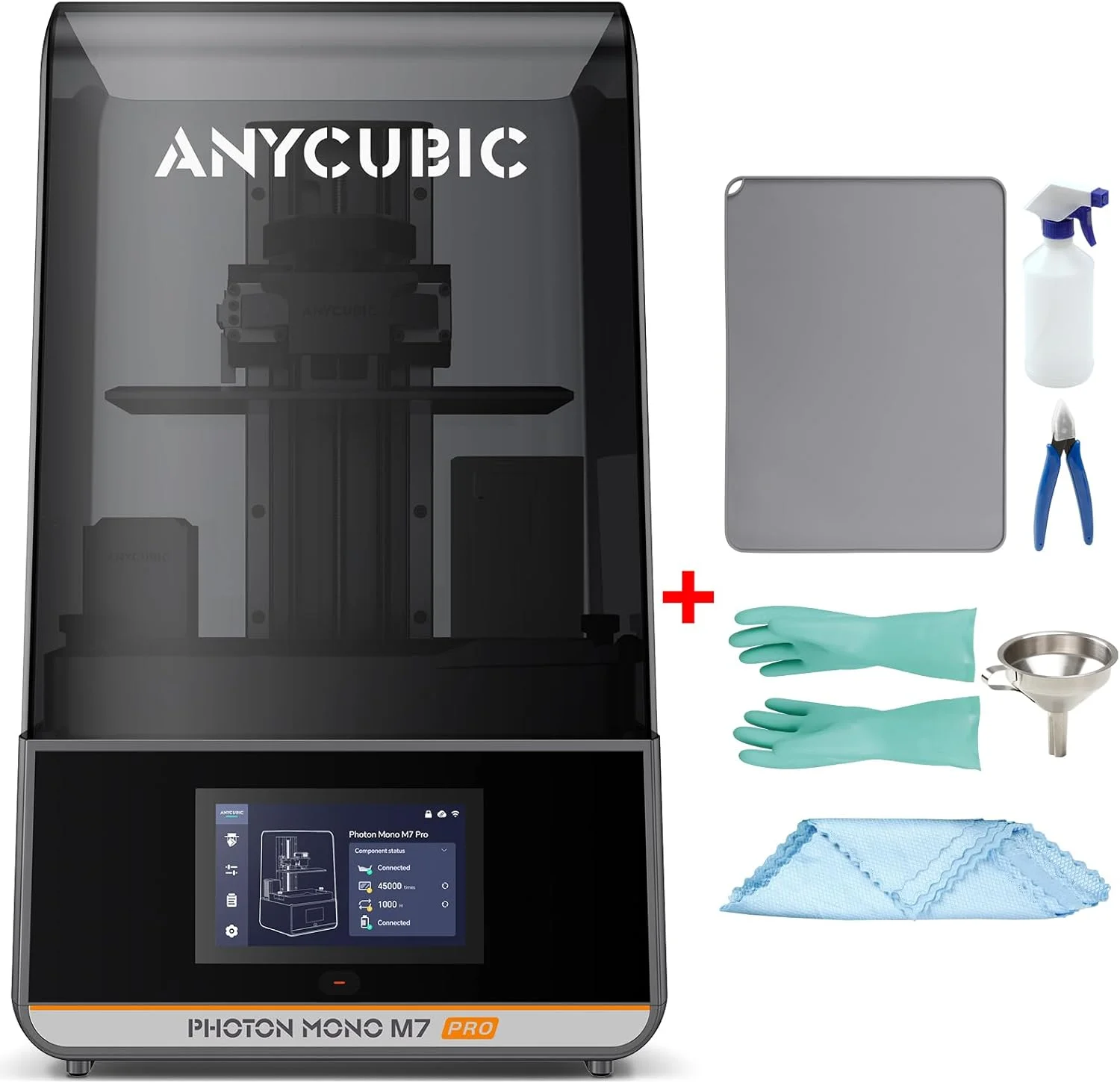 آنی کیوبیک فوتون مونو M7 پرو و کیت ابزار لوازم جانبی پرینتر سه بعدی رزینی
