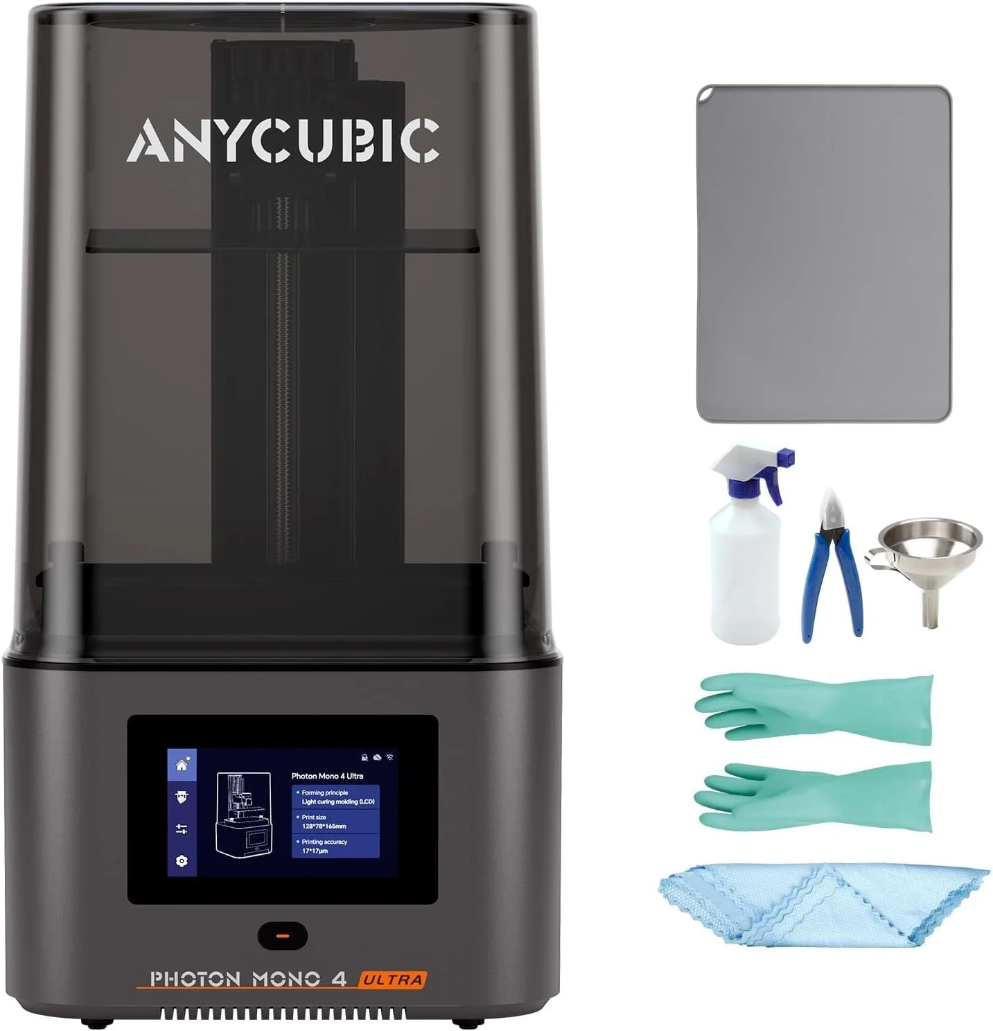 آنی کیوبیک فوتون مونو 4 اولترا و کیت ابزار لوازم جانبی پرینتر سه بعدی رزینی