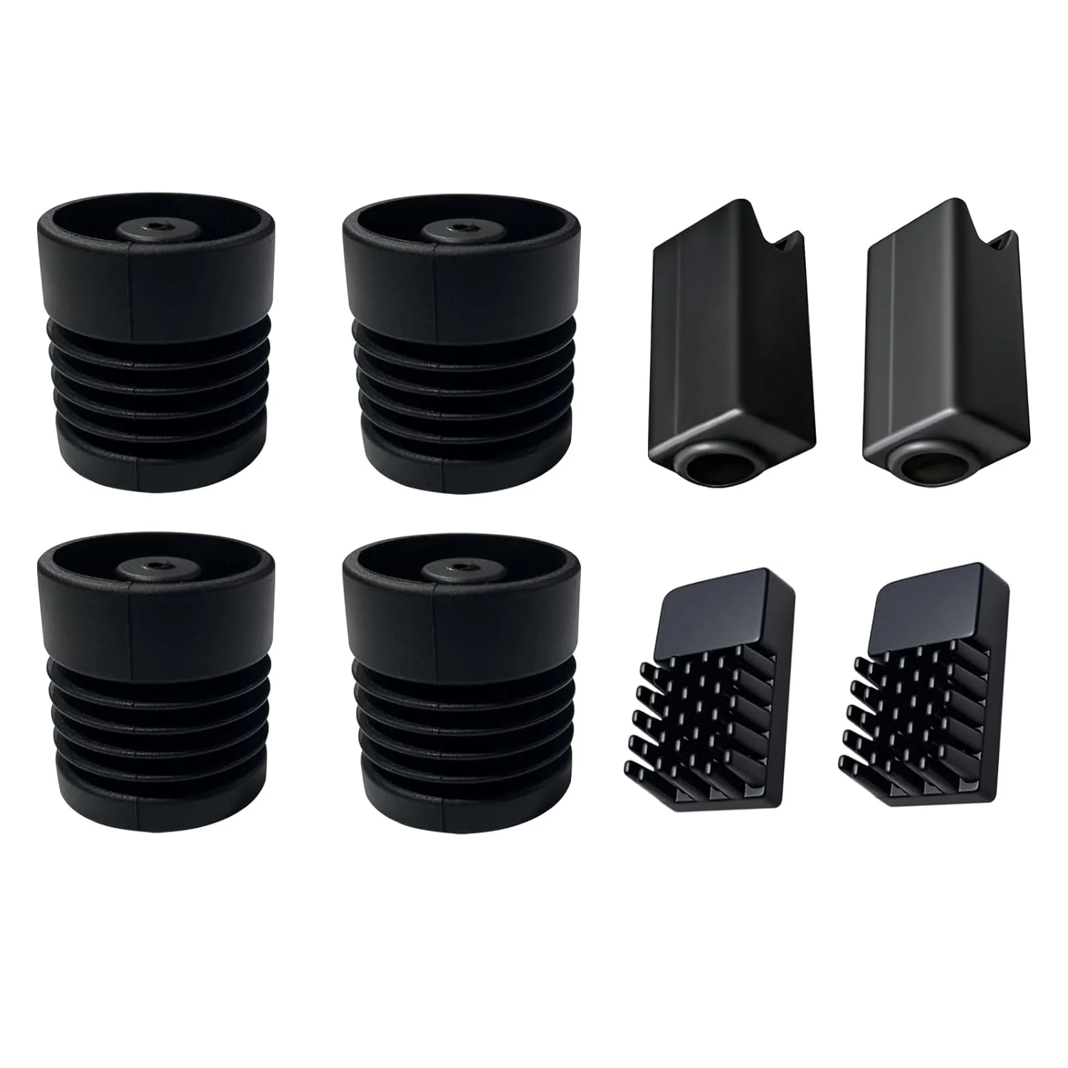 پک 4 عددی پدهای ضد لرزش، 2 عدد برس نازل و 2 عدد جوراب سیلیکونی، کیت پایه های ضد لرزش و جاذب شوک برای لوازم جانبی پرینتر سه بعدی Elegoo Centauri Carbon/Centauri