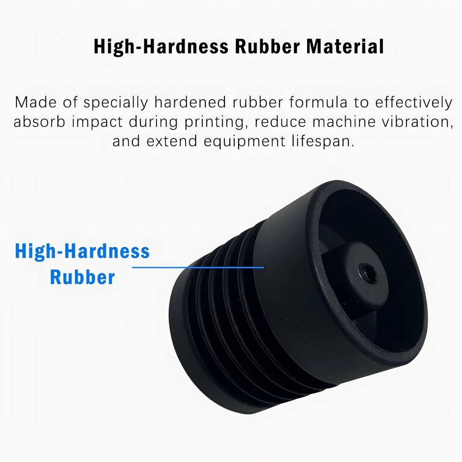 پک 4 عددی پدهای ضد لرزش، 2 عدد برس نازل و 2 عدد جوراب سیلیکونی، کیت پایه های ضد لرزش و جاذب شوک برای لوازم جانبی پرینتر سه بعدی Elegoo Centauri Carbon/Centauri