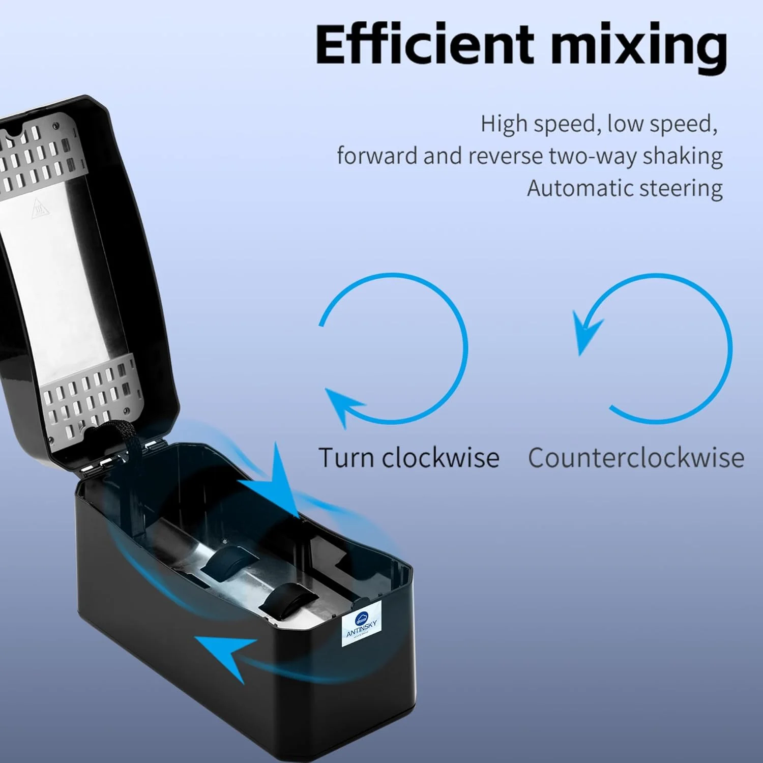 مخلوط کن و گرم کننده رزین پرینتر سه بعدی Antinsky HeatMixer-HM100، بدون پیش گرمایش 40 و 50 درجه سانتیگراد برای بهبود کیفیت چاپ رزین های LCD DLP SLA با وزن 250 گرم/500 گرم/1 کیلوگرم Anycubic ELEGOO Phrozen SUNLU Siraya Tech